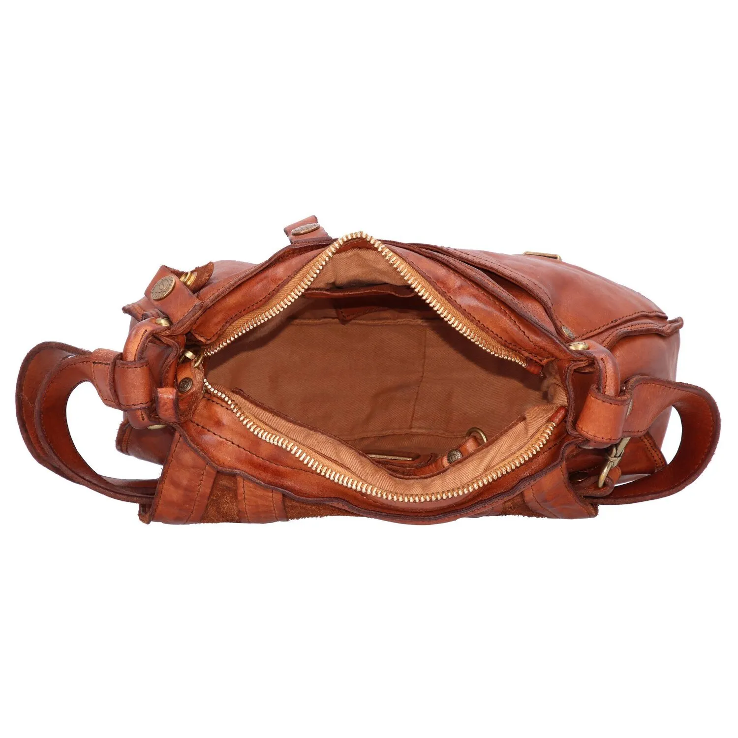 Campomaggi Borsa a tracolla in pelle 24 cm