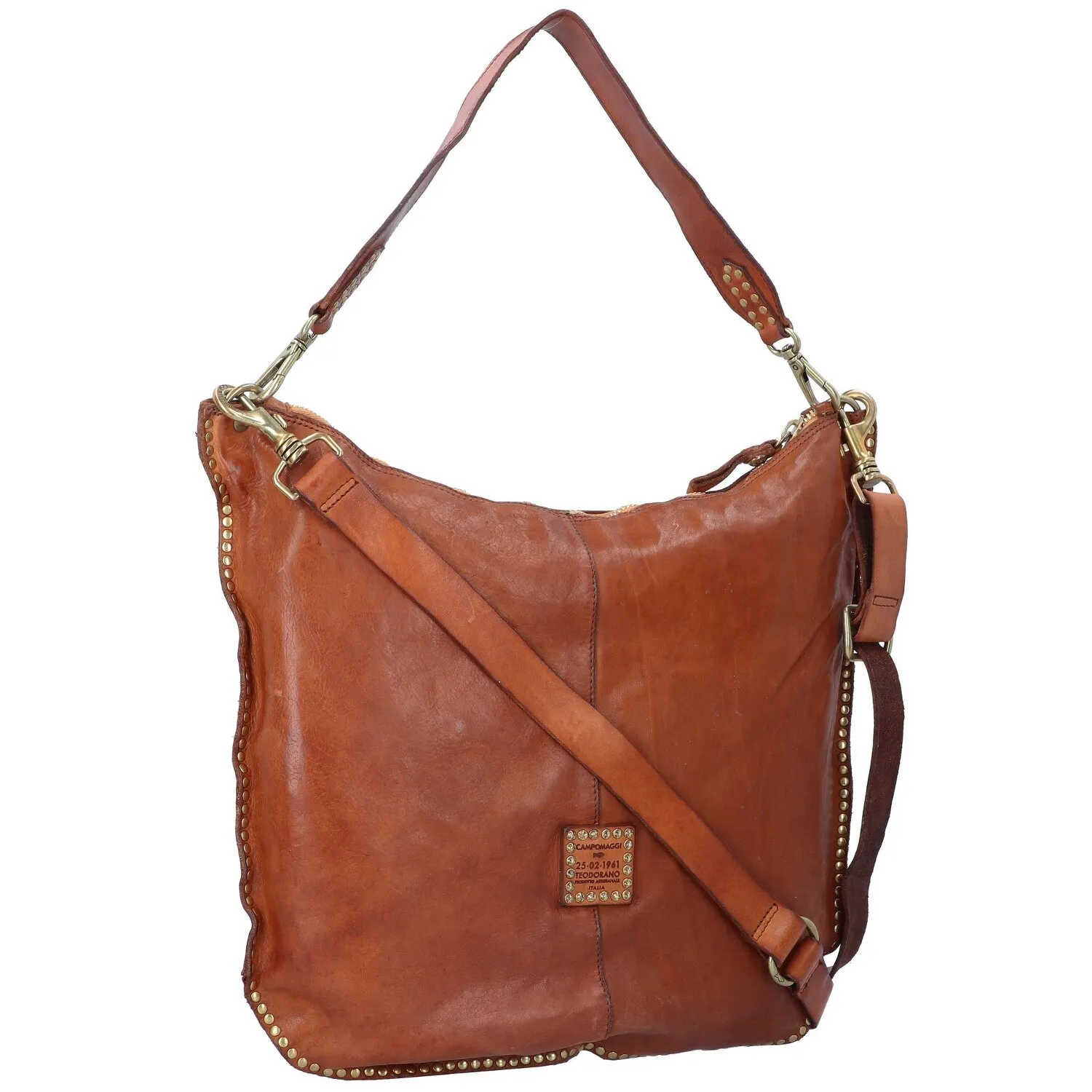 Campomaggi Borsa shopper in pelle 40 cm