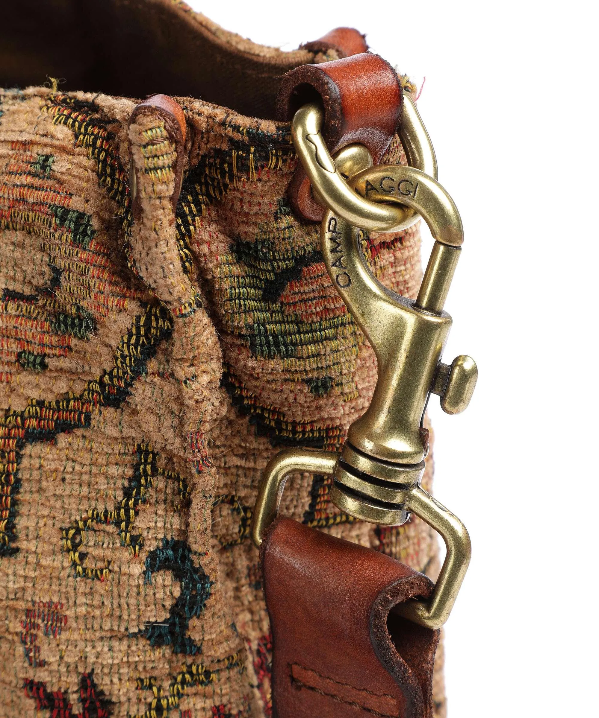 Campomaggi Borsa shopper poliestere marrone  