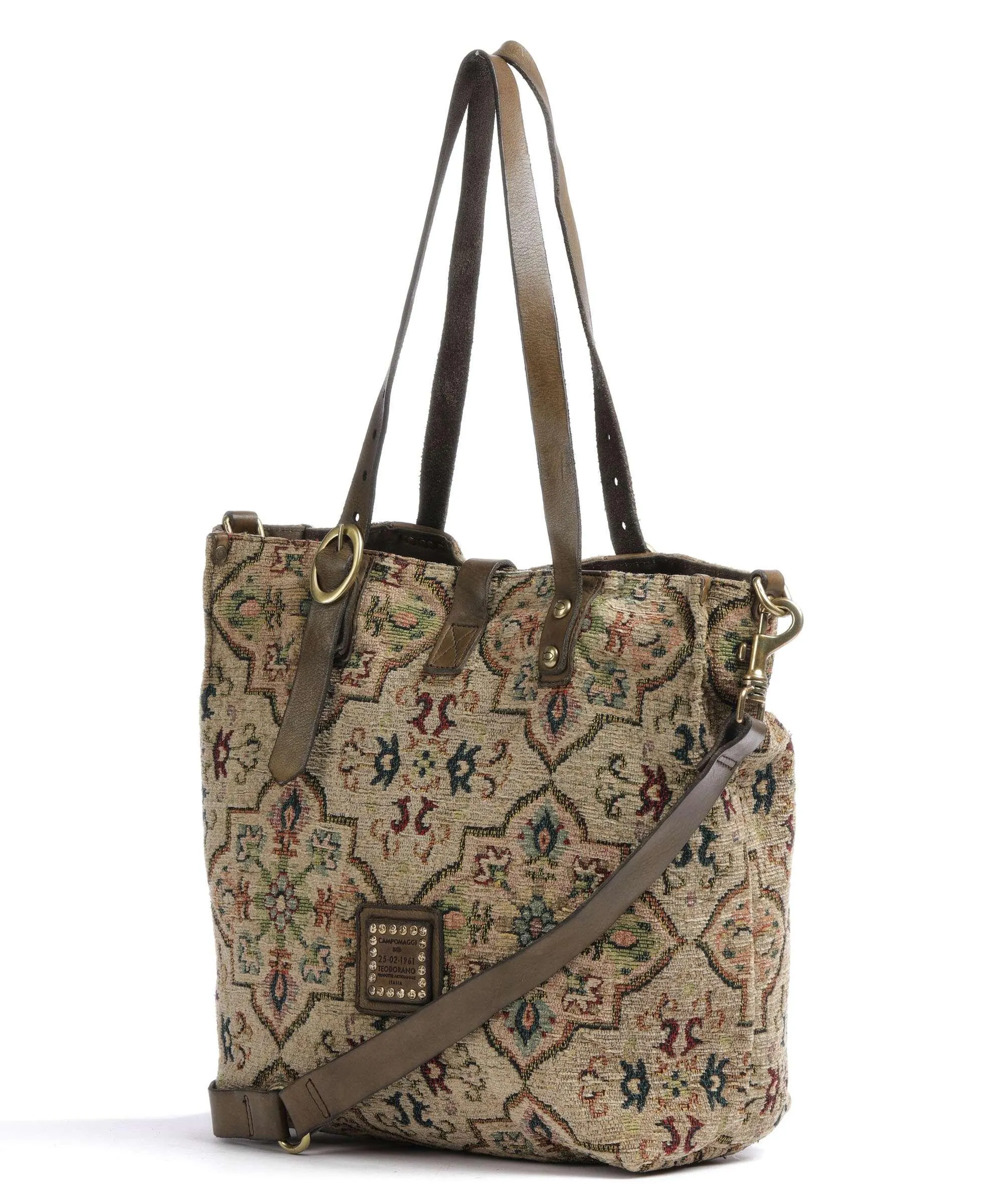  Campomaggi Borsa shopper poliestere multicolore  
