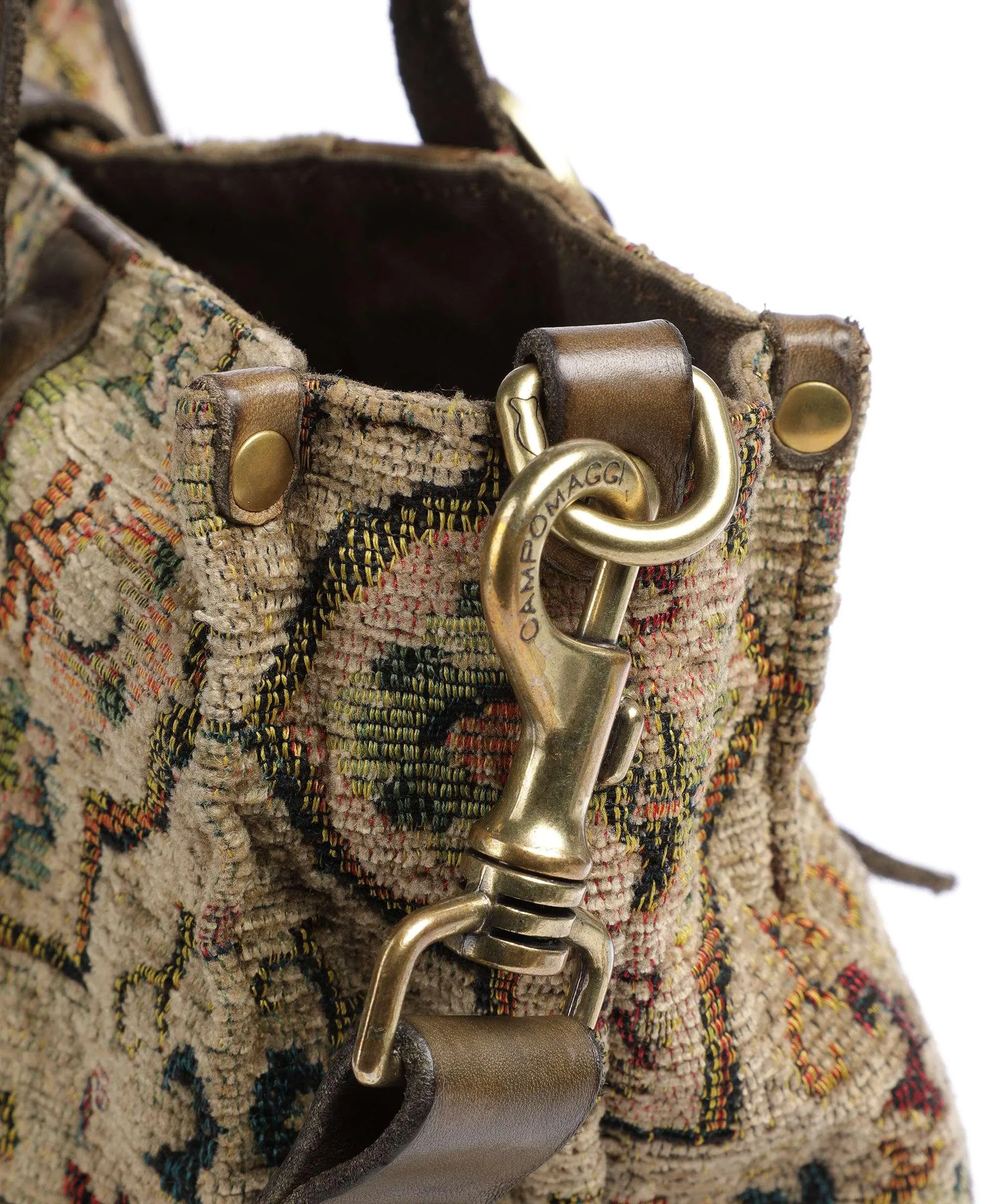  Campomaggi Borsa shopper poliestere multicolore  