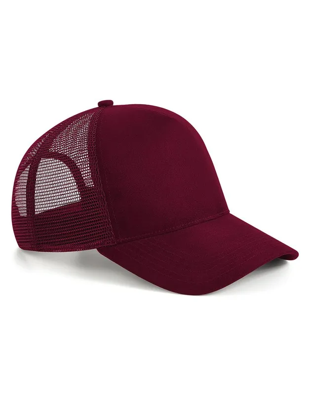Cappellino Trucker in pelle scamosciata