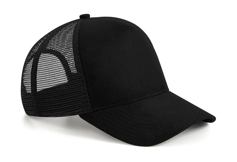 Cappellino Trucker in pelle scamosciata