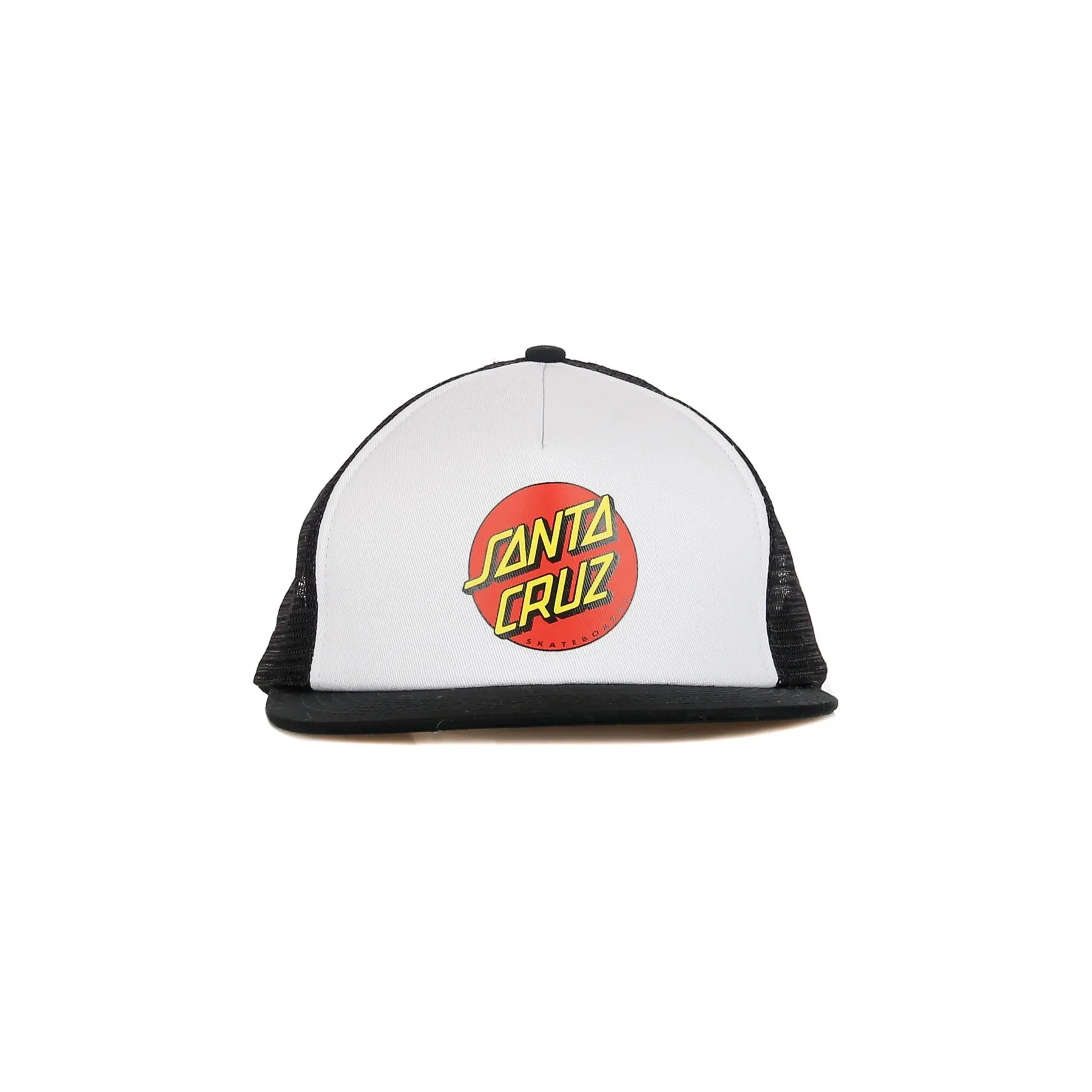 Cappellino Visiera Piatta Uomo Classic Dot Meshback Cap White/black