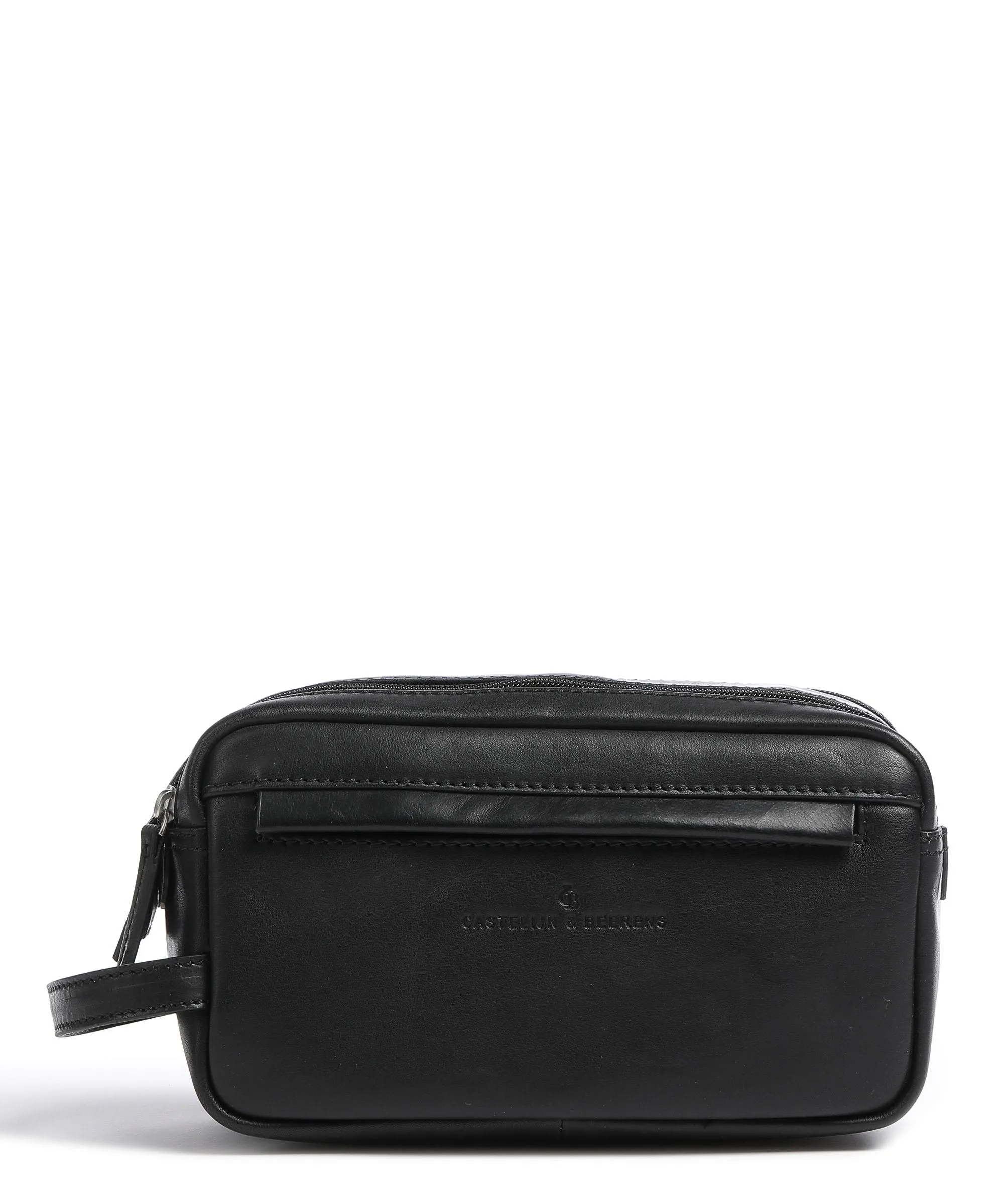  Castelijn & Beerens Verona Double Zip Borsa da toilette nero 25 cm  