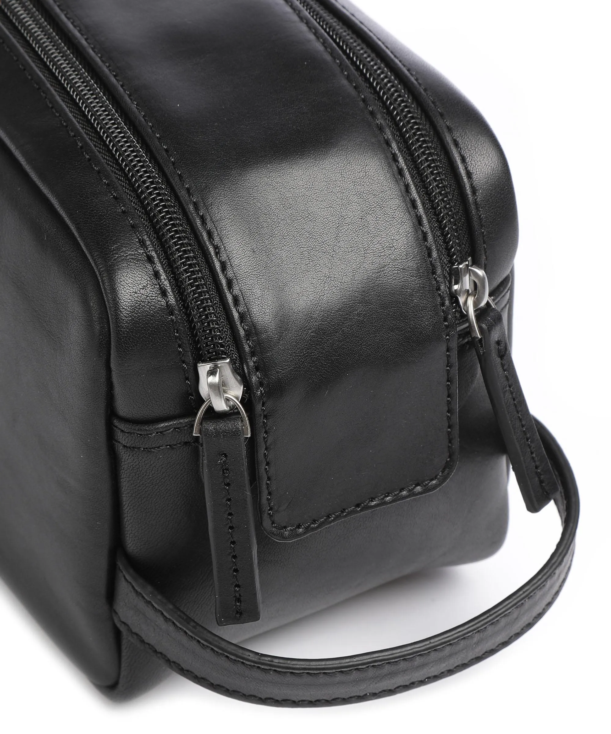  Castelijn & Beerens Verona Double Zip Borsa da toilette nero 25 cm  