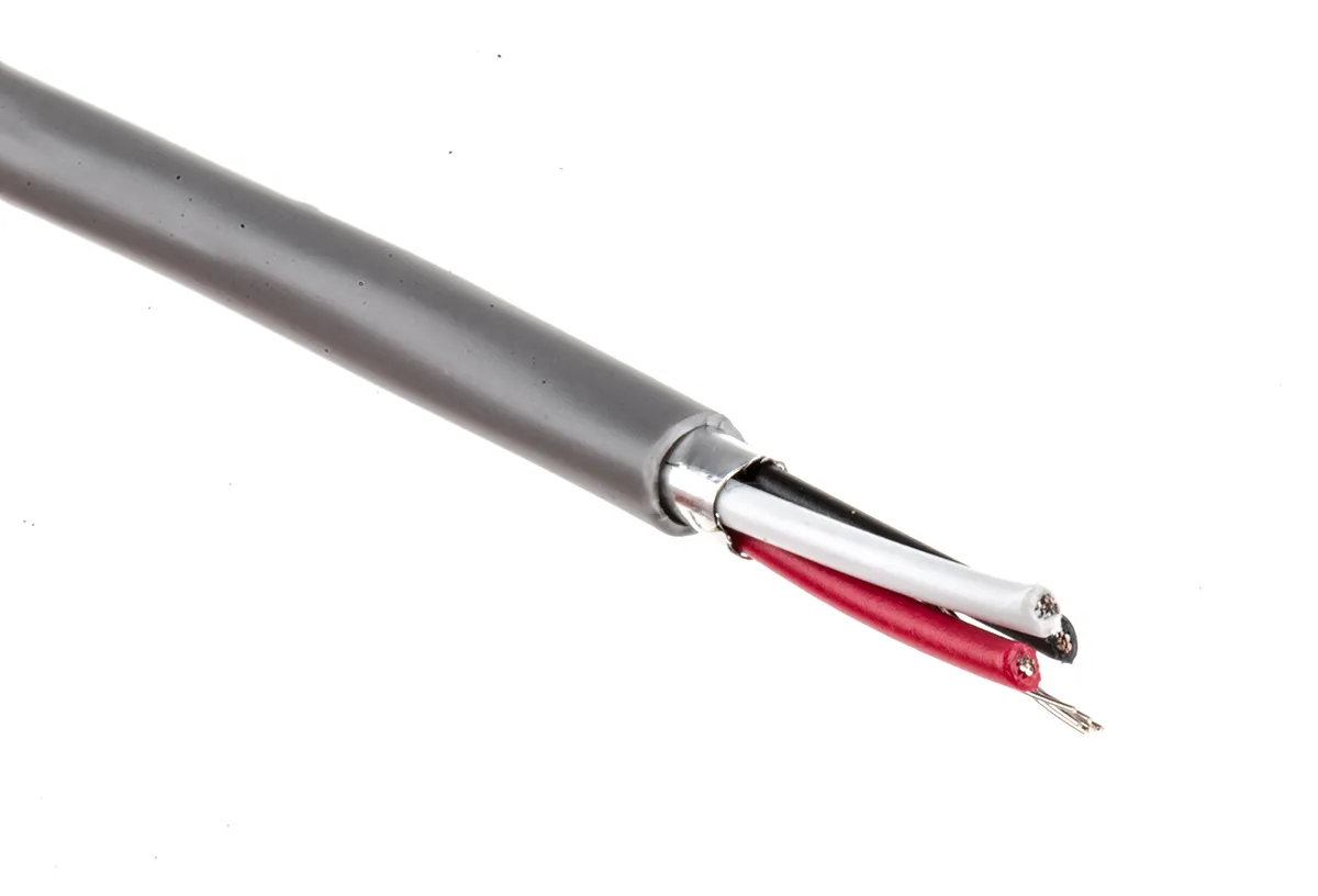 Cavo dati RS PRO Grigio, 24 AWG, schermato, 300 V