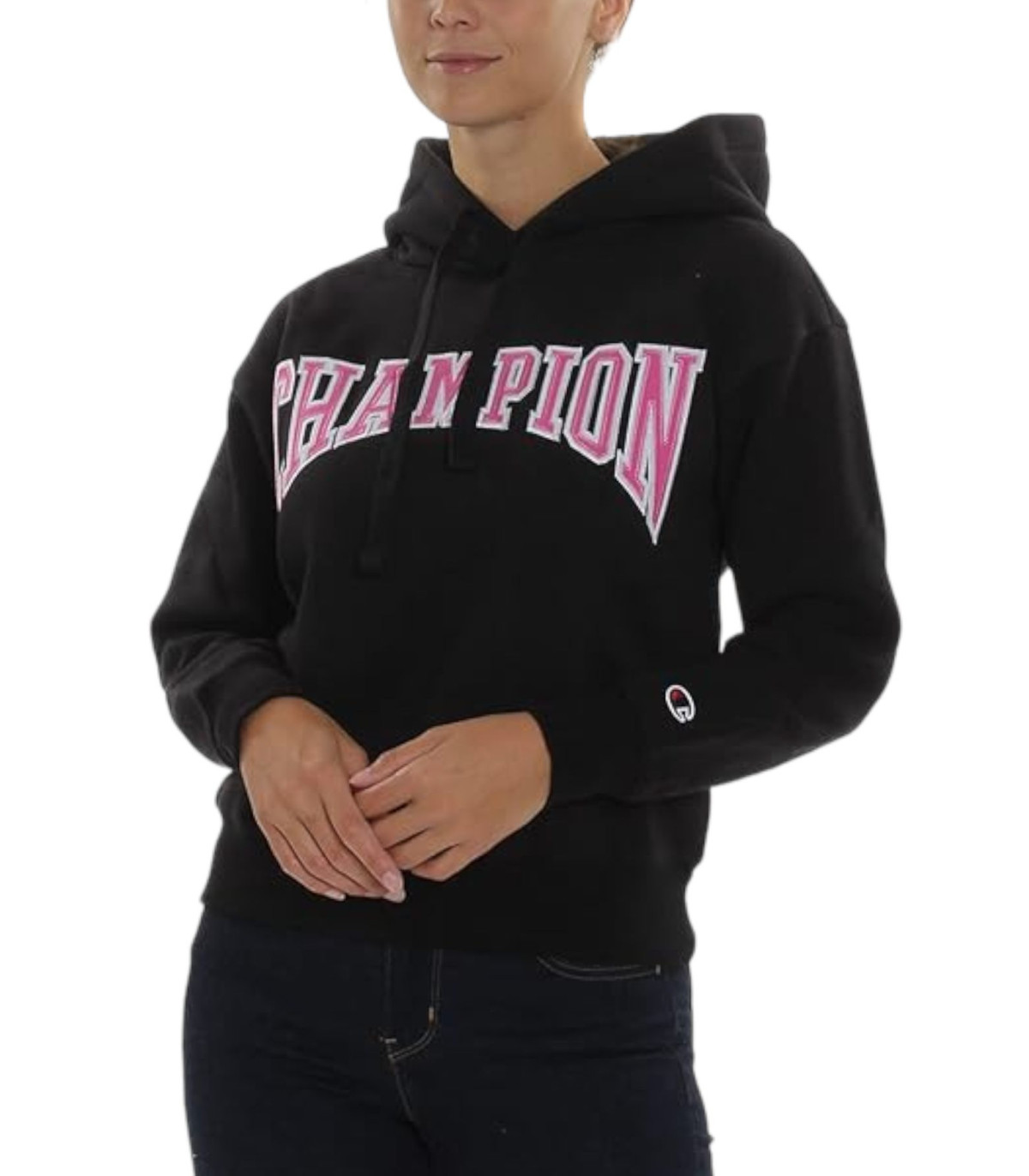 Champion Donna Felpa Con Cappuccio