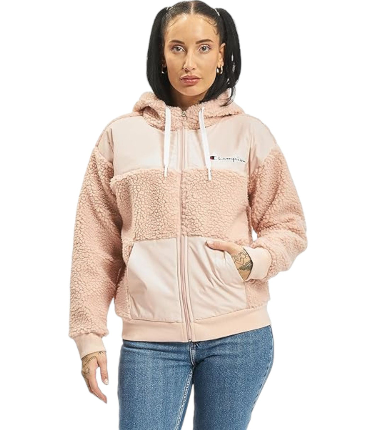 Champion Donna Giacca Invernale Con Cappuccio
