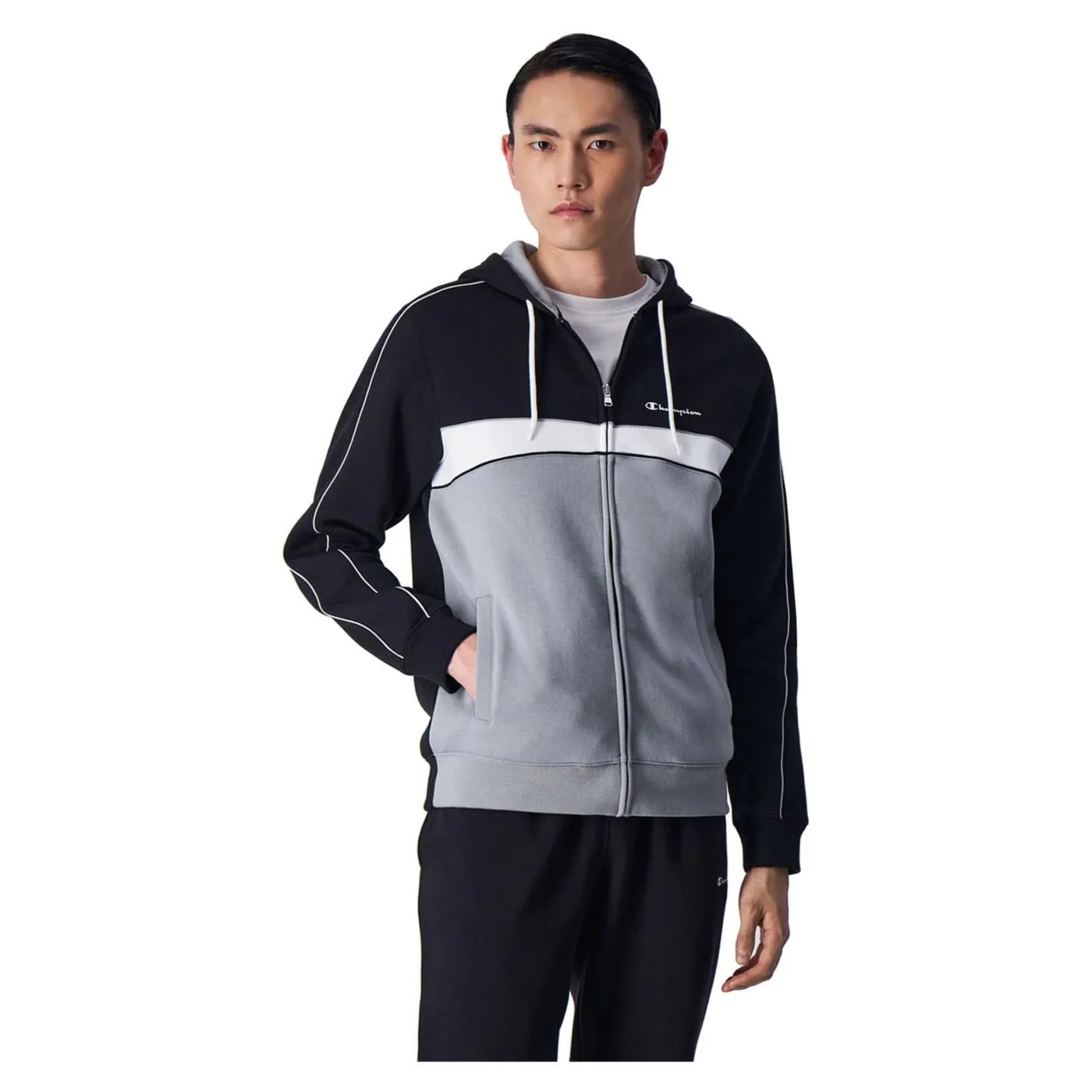     CHAMPION HOODED FULL ZIP SUIT 219395 KK001