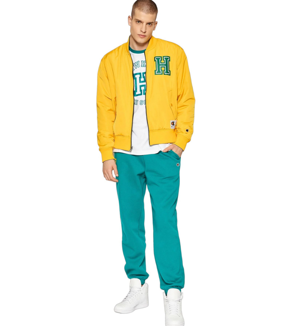Champion Uomo Giacca Bomber Reversibile