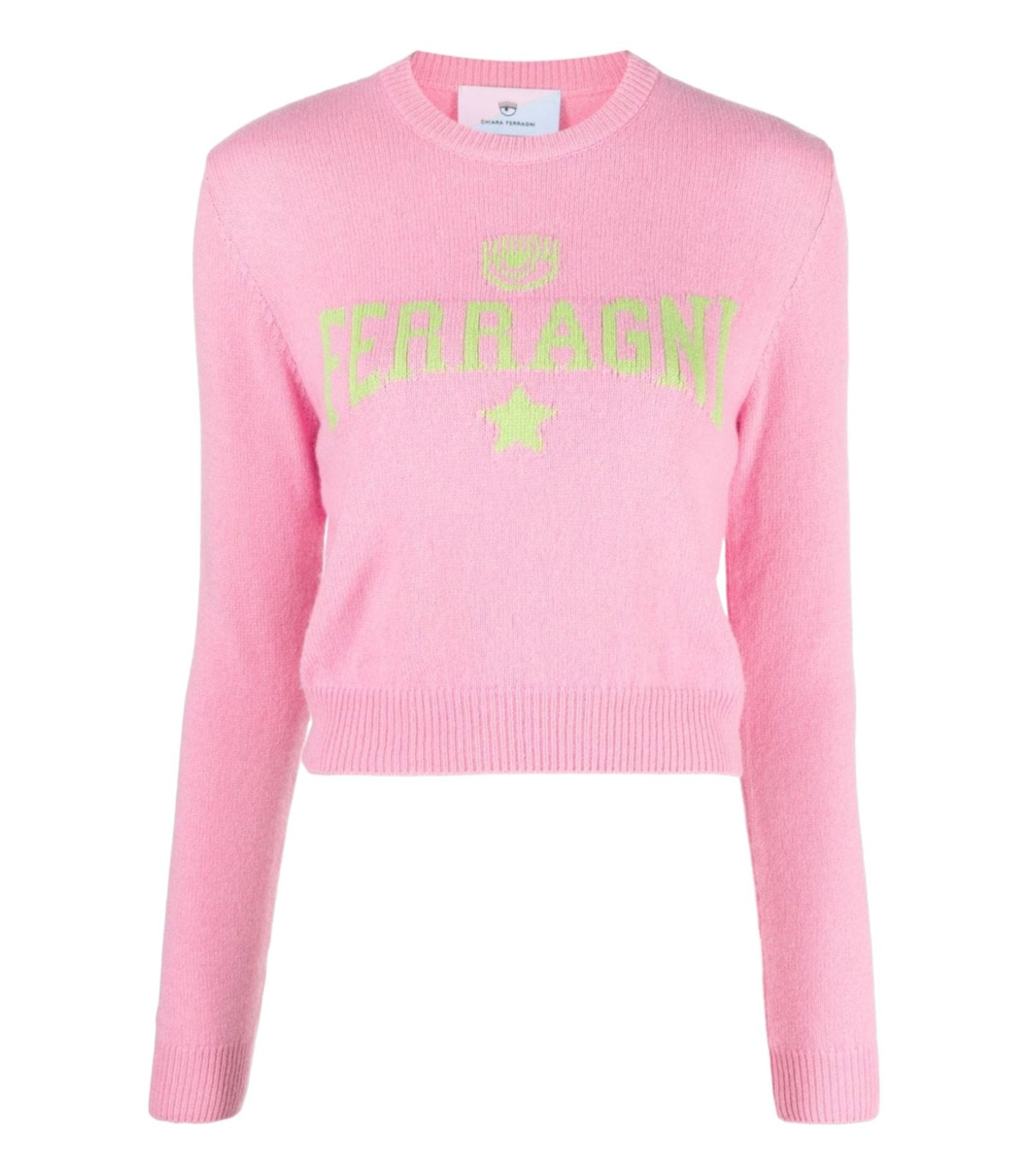 Chiara Ferragni Donna Maglione A Girocollo  Ferragni Stretch
