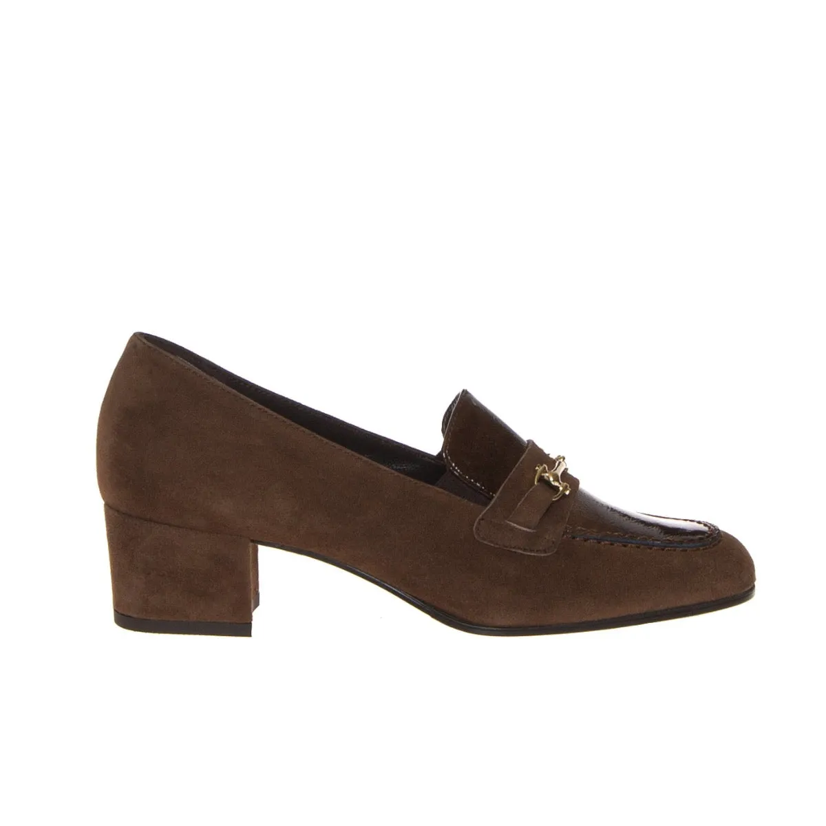 CINZIA VALLE 9441 MOCASSINO DONNA PELLE SCAMOSCIATA-NAPLAK MARRONE  
