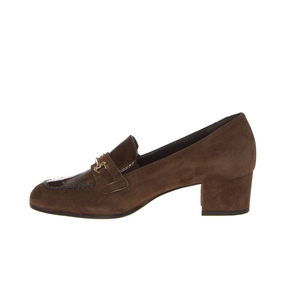 CINZIA VALLE 9441 MOCASSINO DONNA PELLE SCAMOSCIATA-NAPLAK MARRONE  