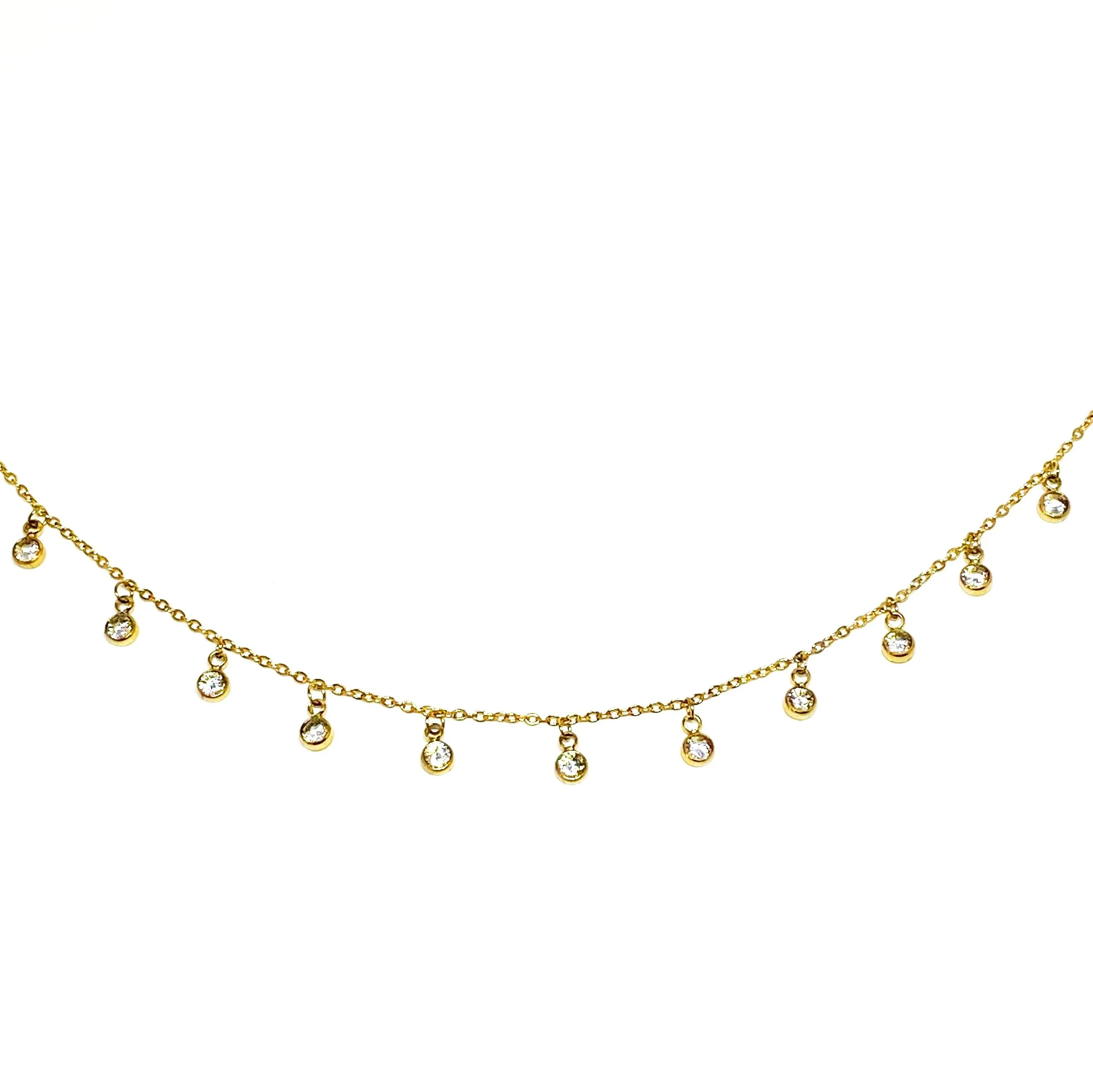COLLANA PUNTI LUCE ORO