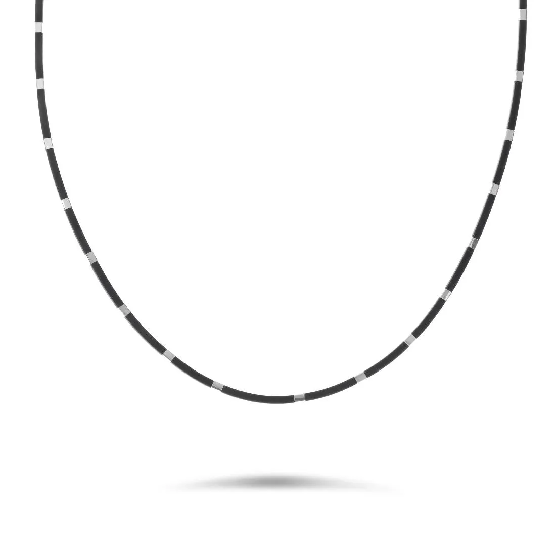 Collana uomo in oro bianco