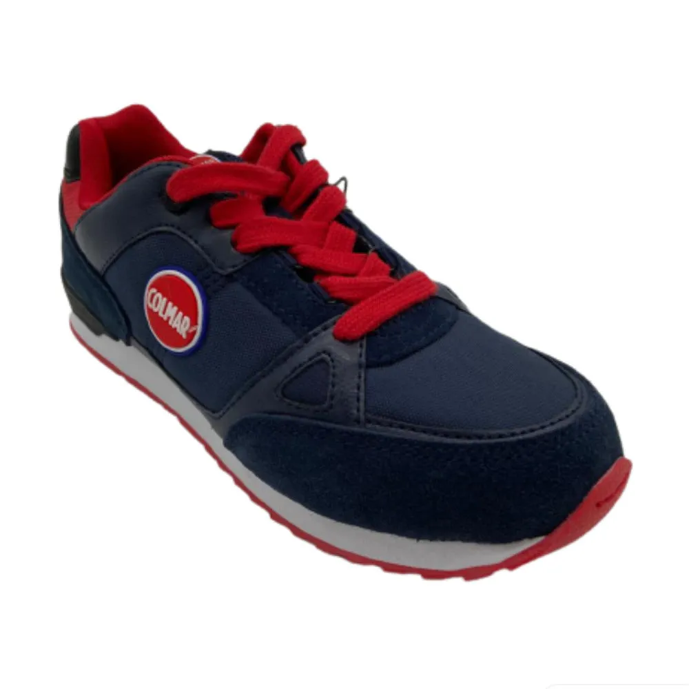 Colmar -art SUPREME COLORS  - sneakers ragazzo - Colore BLU -  Materiale Scamosciato