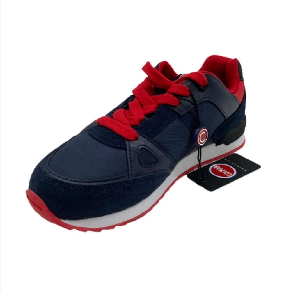 Colmar -art SUPREME COLORS  - sneakers ragazzo - Colore BLU -  Materiale Scamosciato