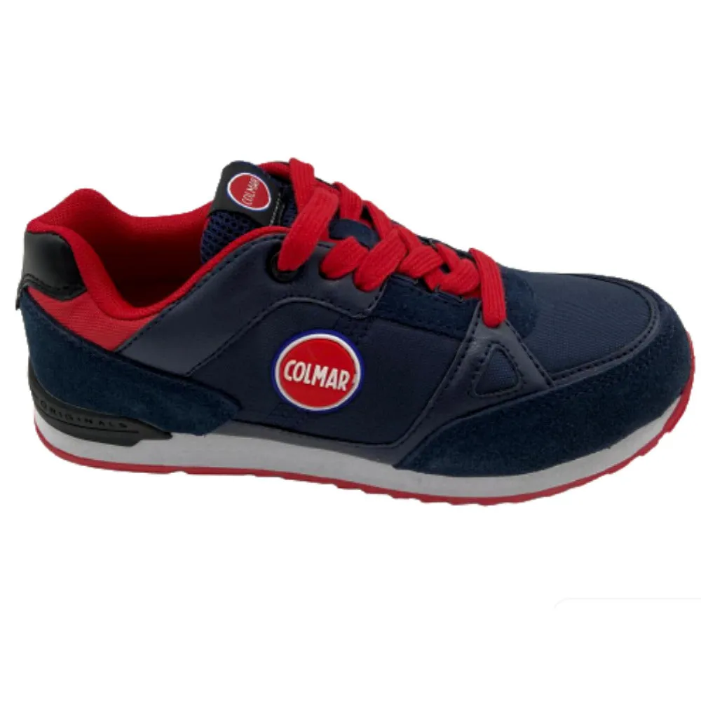 Colmar -art SUPREME COLORS  - sneakers ragazzo - Colore BLU -  Materiale Scamosciato