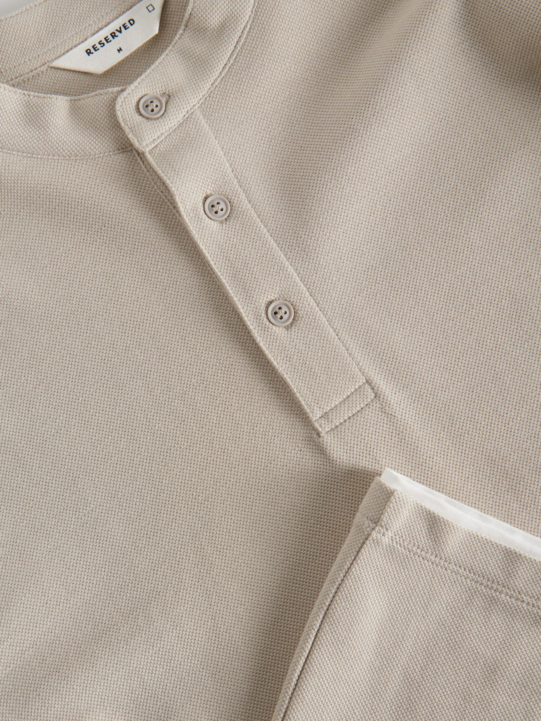 Comfort fit polo marškinėliai ilgomis rankovėmis
