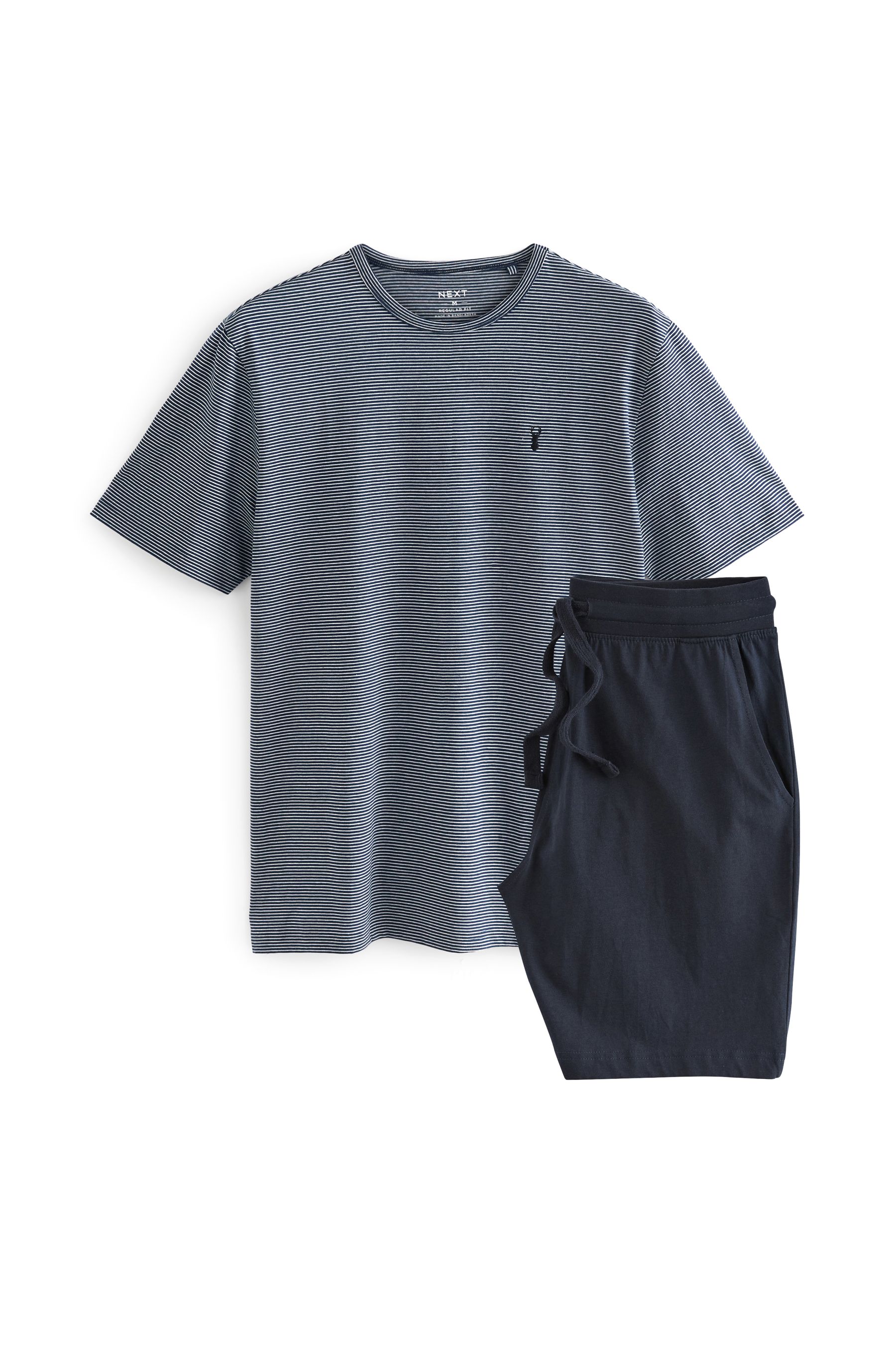 Completo pigiama con shorts in jersey