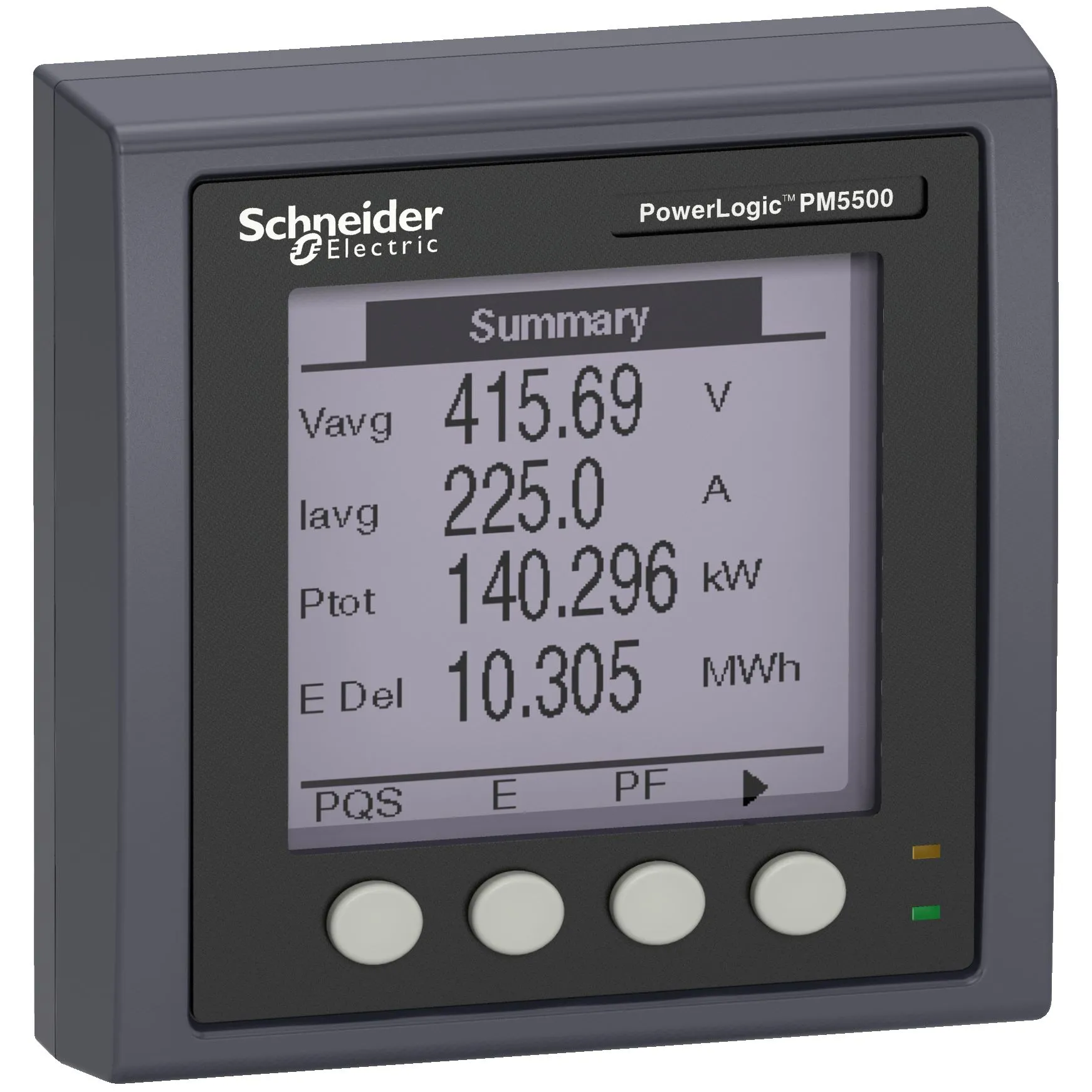 Contatore di energia Schneider Electric, PM5000, display LCD retroilluminato a 6 cifre