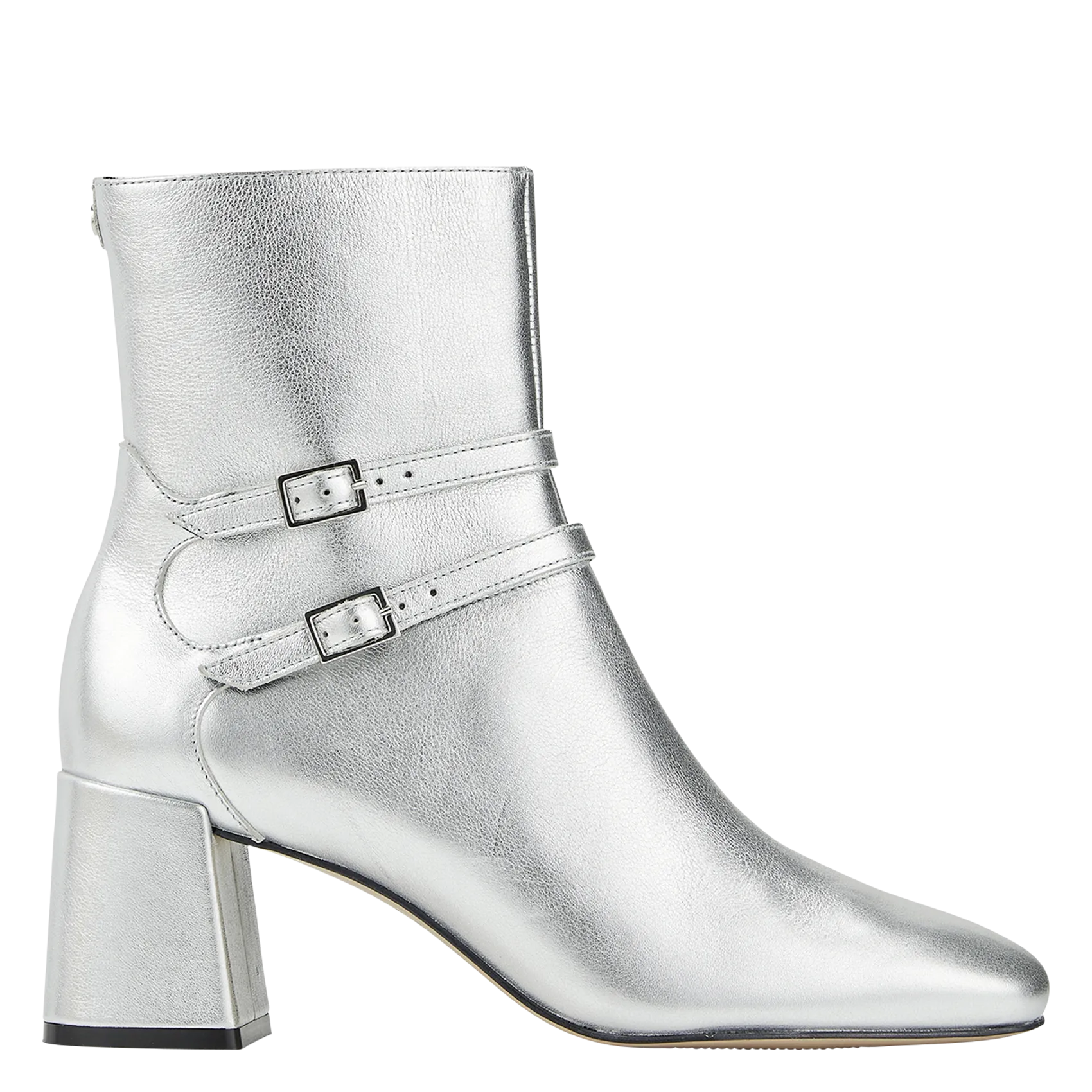  COSMOPARIS   BLANCA - Stivaletti in pelle metallizzata | Argento 