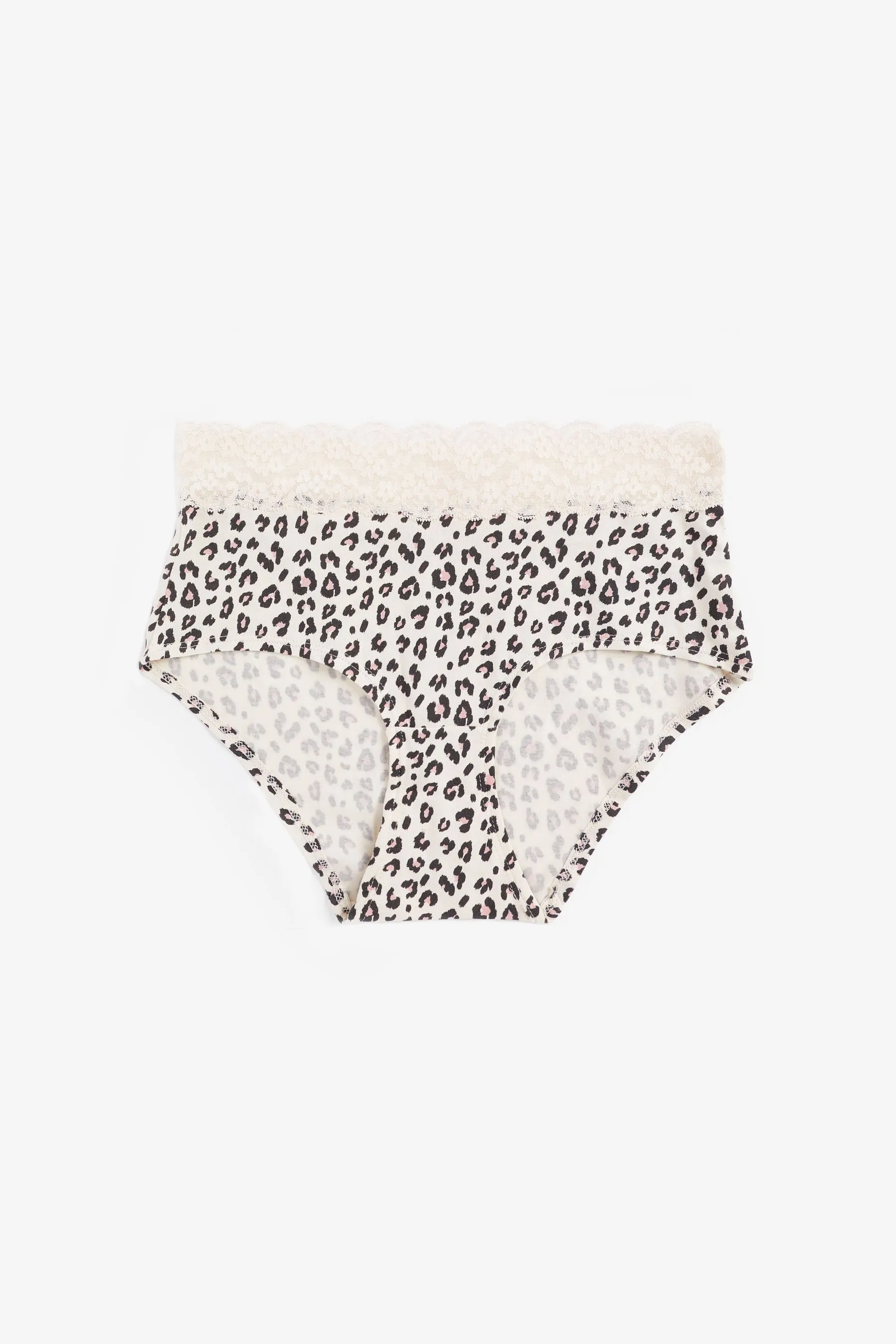 Cotone e Pizzo Slip 4 Confezione