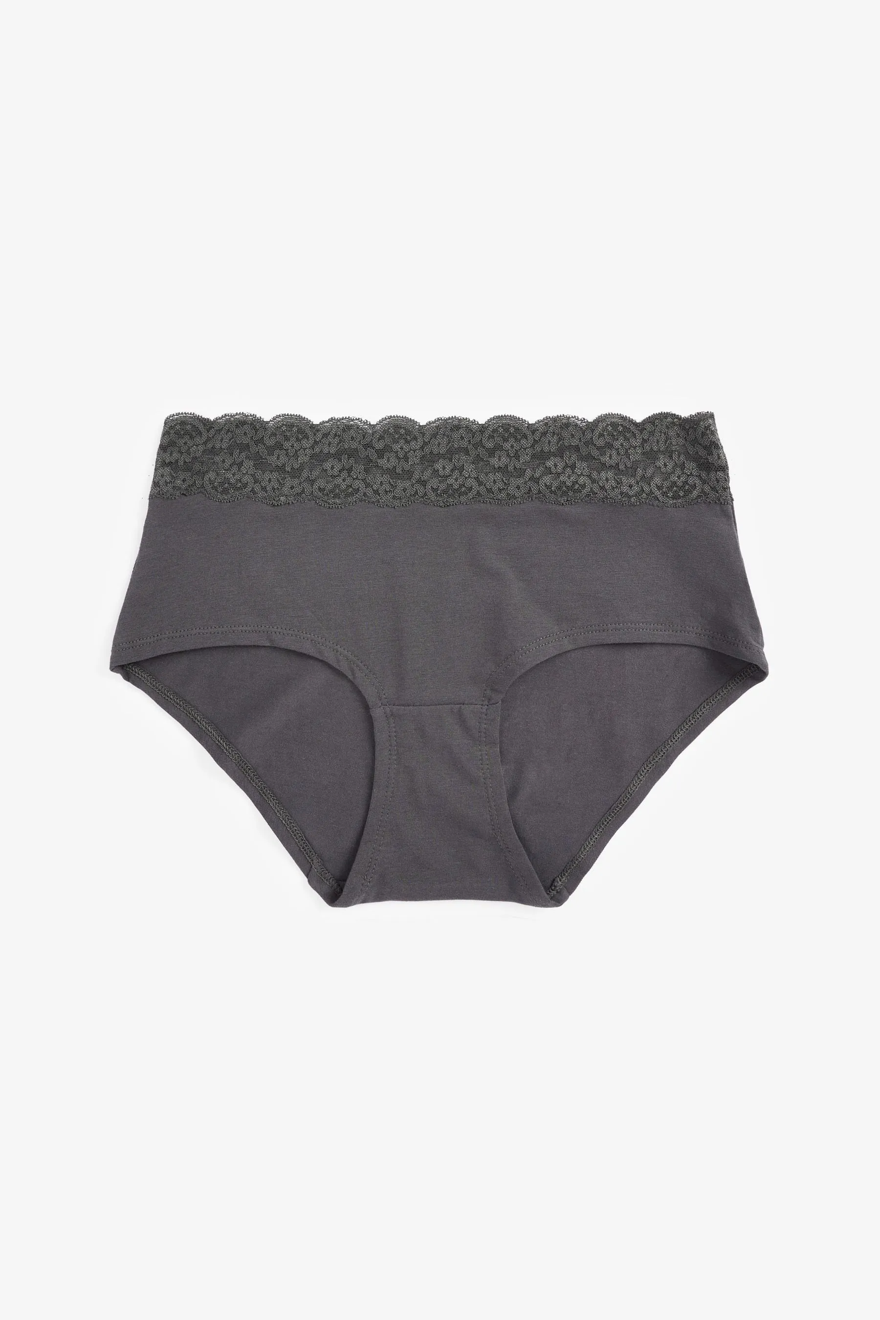 Cotone e Pizzo Slip 4 Confezione