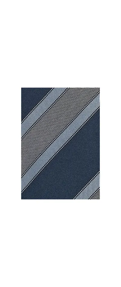 Cravatta righe blu marino