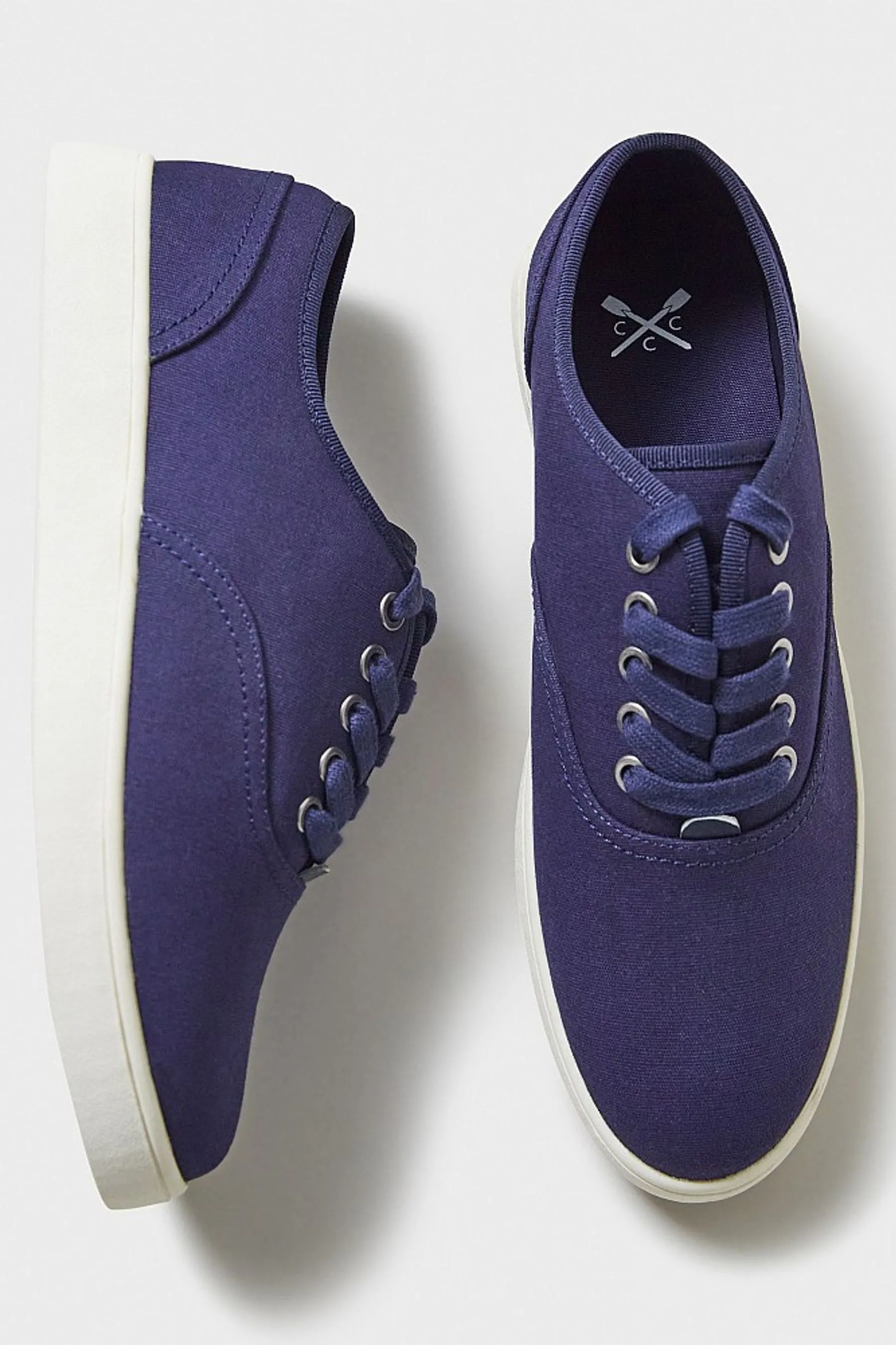 Crew Clothing - Scarpe da ginnastica Pizzo di tela