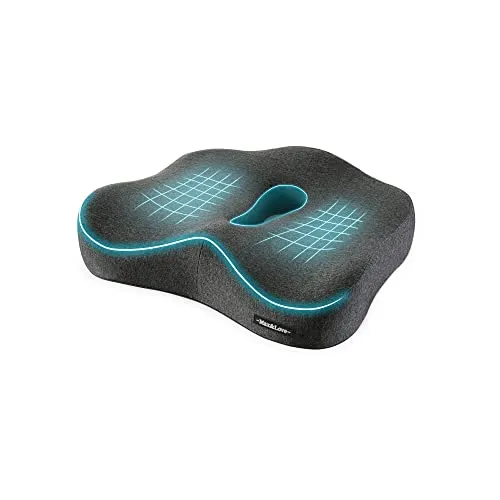 Cuscino per sedia in memory foam per allevia il dolore alla schiena sciatica coccige degenerante disco ortopedico osteoartrite p