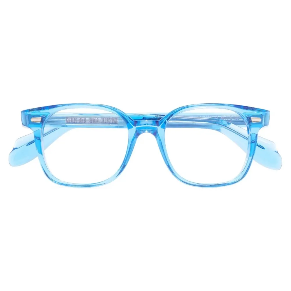 Cutler & Gross - 9990 Round Optical Glasses - Blue Crystal - Luxury - Cutler & Gross Eyewear