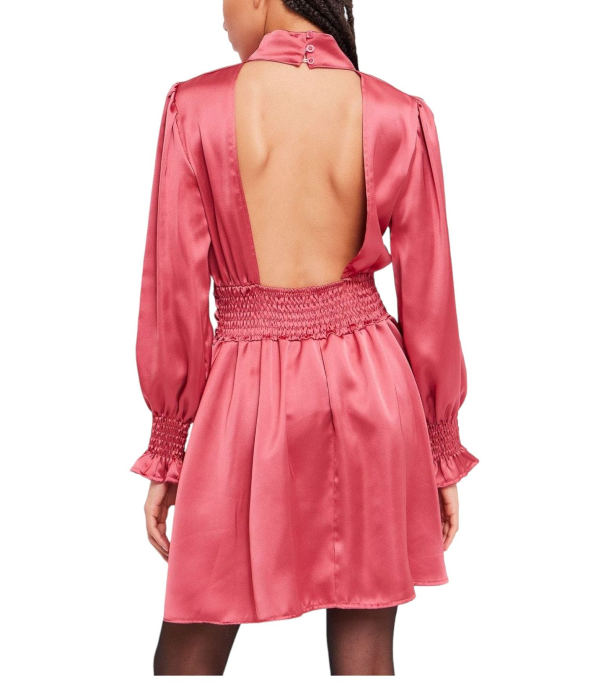 Denny Rose Donna Vestito Corto Collo Alto