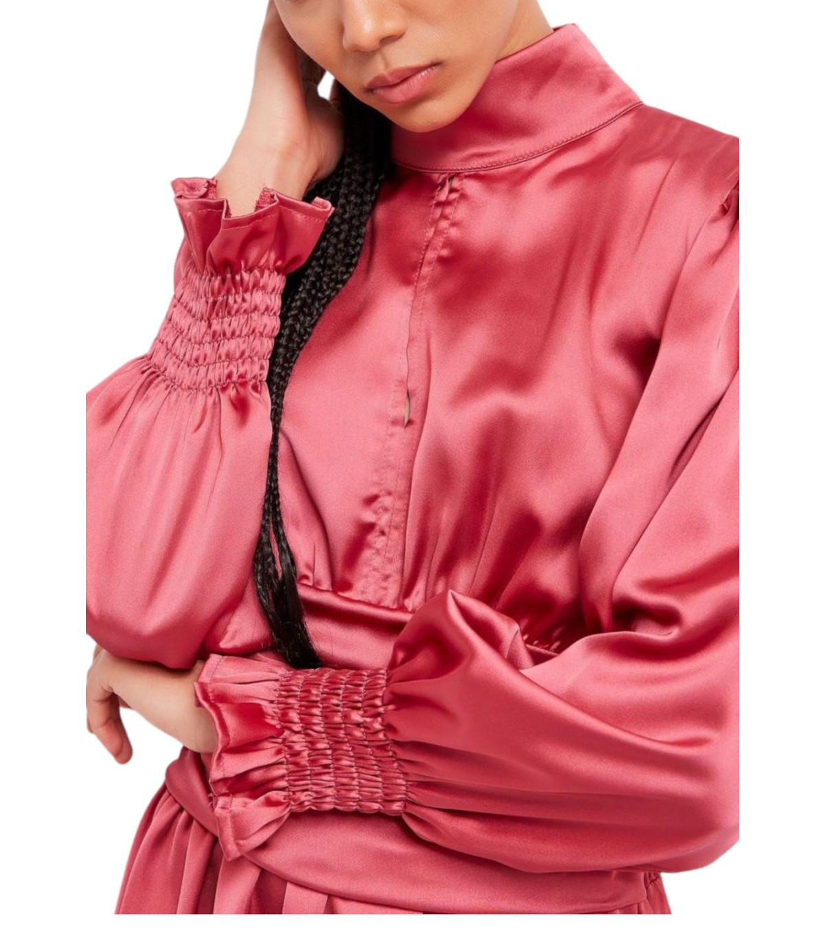 Denny Rose Donna Vestito Corto Collo Alto