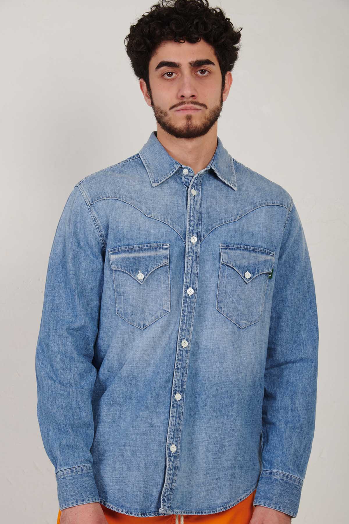 DEPARTMENT FIVE Camicia in jeans nevada