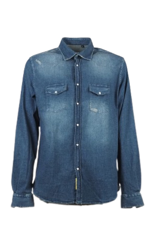Distretto 12 camicia jeans uomo