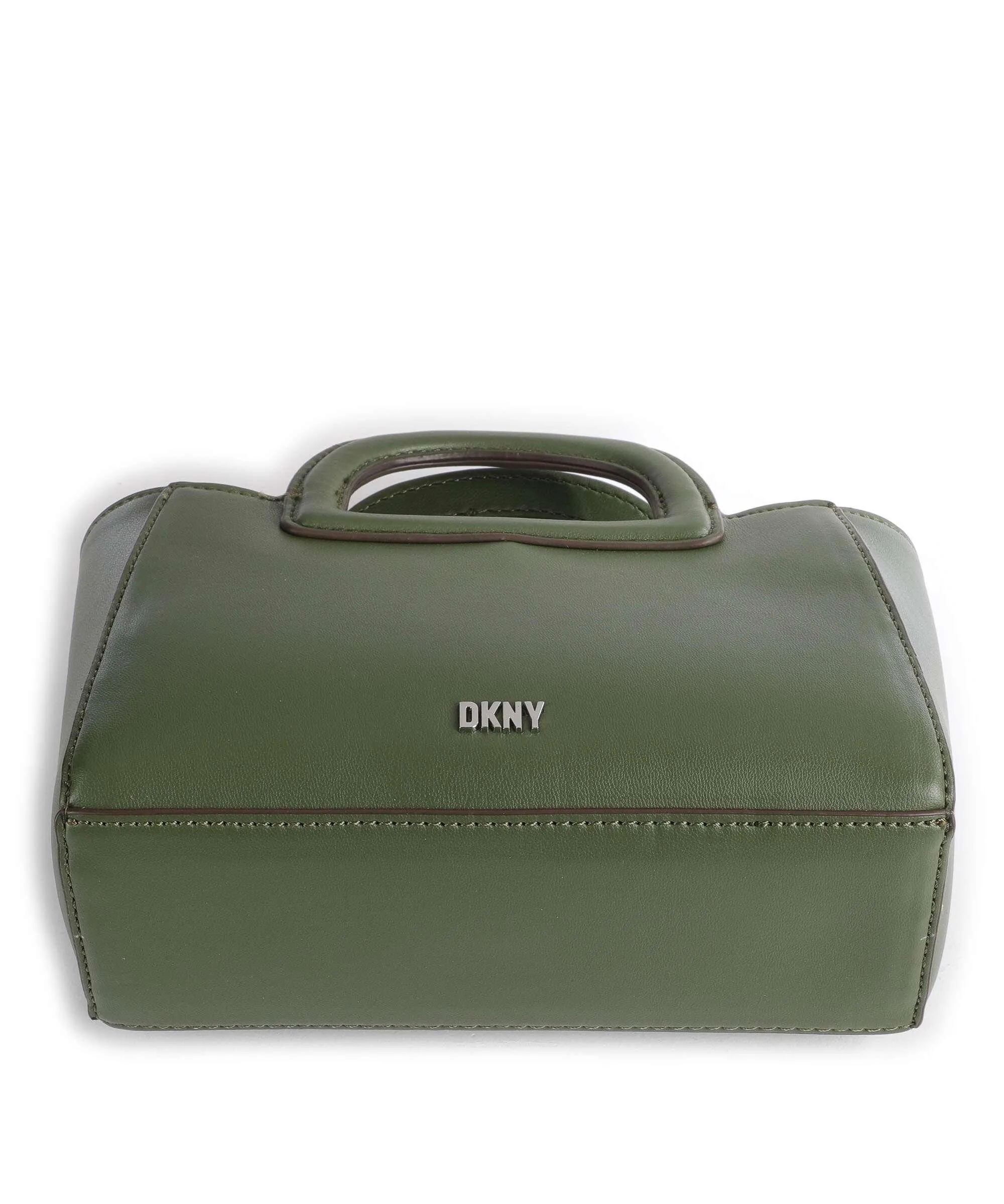  DKNY Drew Borsa a mano pelle sintetica verde scuro  