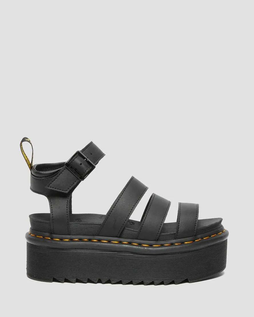Dr.Martens  ---------    ------------Dr. martens scarpe sandalo blaire quad black hydro leather nero