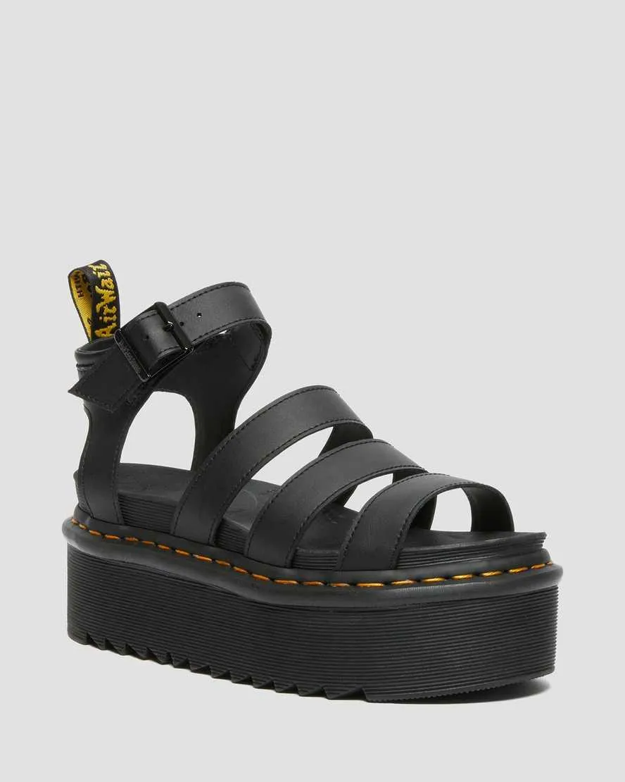 Dr.Martens  ---------    ------------Dr. martens scarpe sandalo blaire quad black hydro leather nero