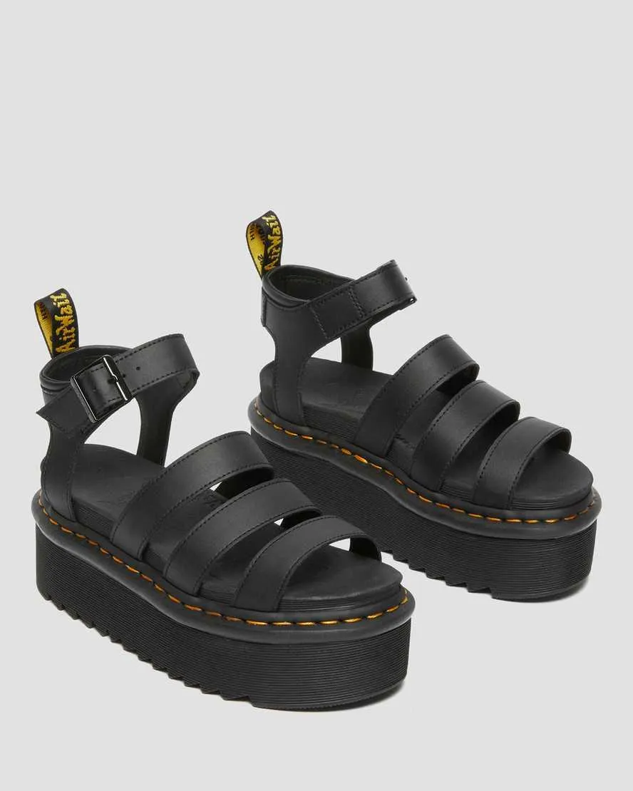 Dr.Martens  ---------    ------------Dr. martens scarpe sandalo blaire quad black hydro leather nero