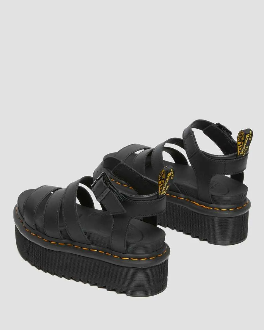 Dr.Martens  ---------    ------------Dr. martens scarpe sandalo blaire quad black hydro leather nero