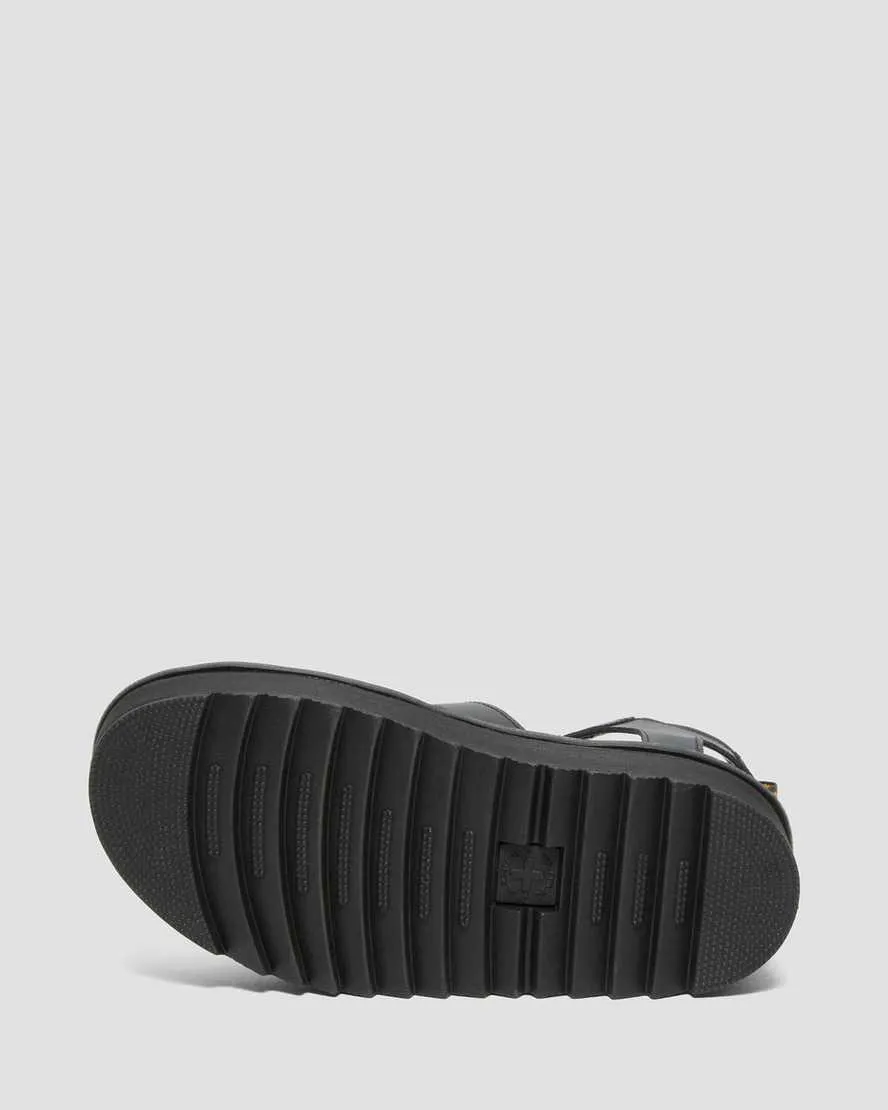 Dr.Martens  ---------    ------------Dr. martens scarpe sandalo blaire quad black hydro leather nero