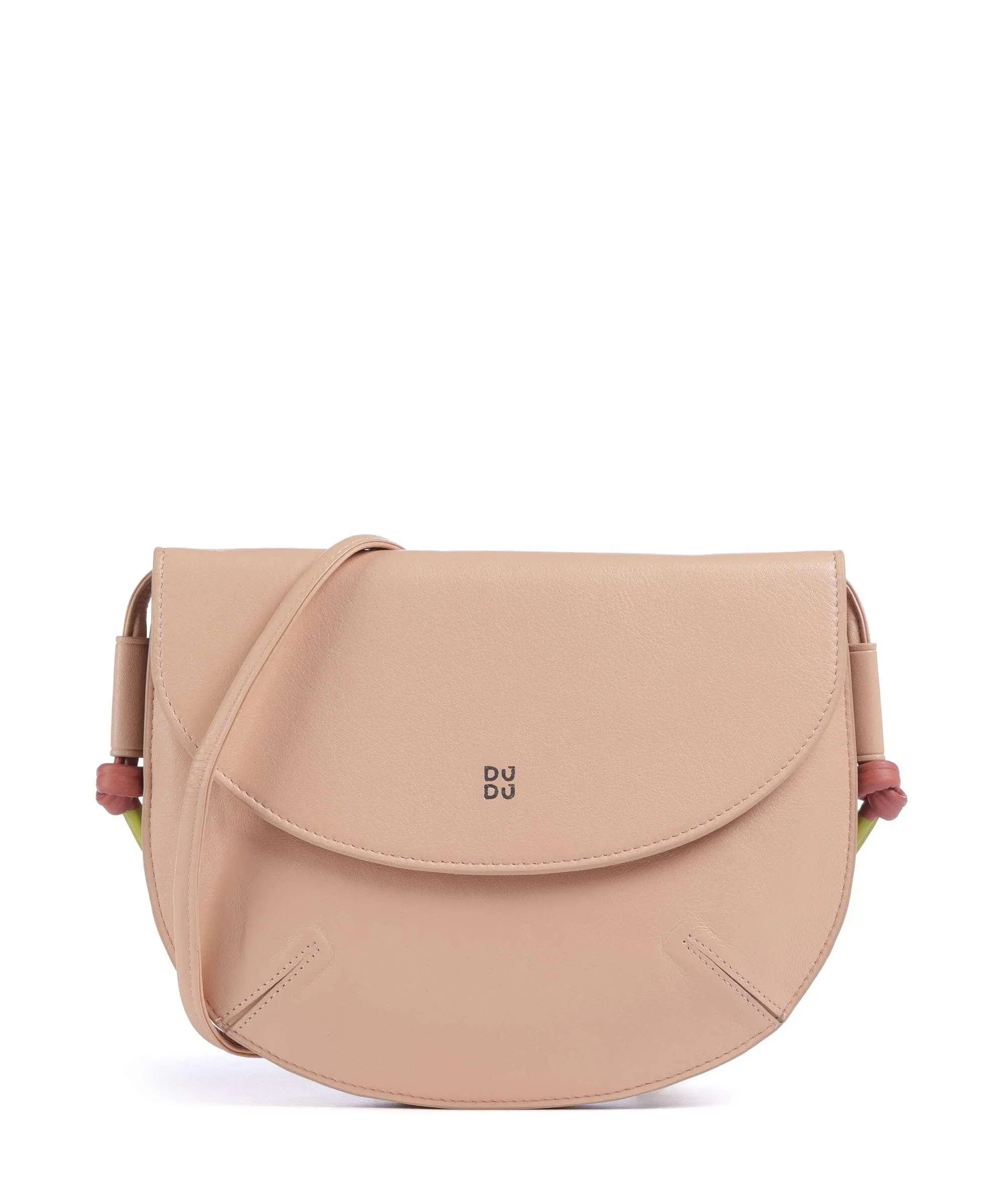  DuDu Bags Skye Borsa a tracolla pelle a grana fine rosa antico  