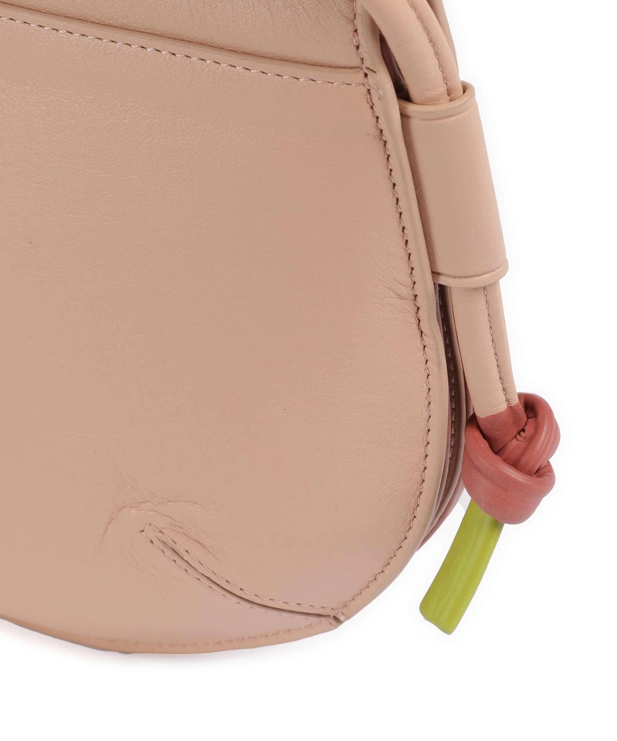  DuDu Bags Skye Borsa a tracolla pelle a grana fine rosa antico  