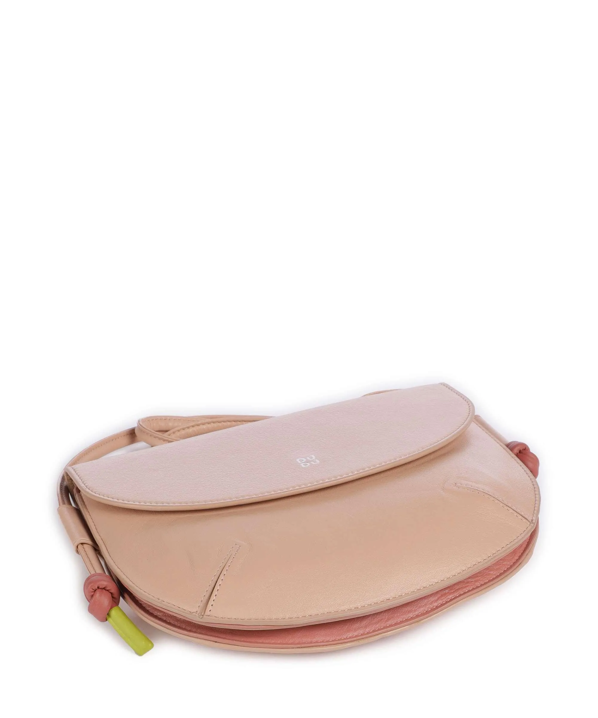  DuDu Bags Skye Borsa a tracolla pelle a grana fine rosa antico  
