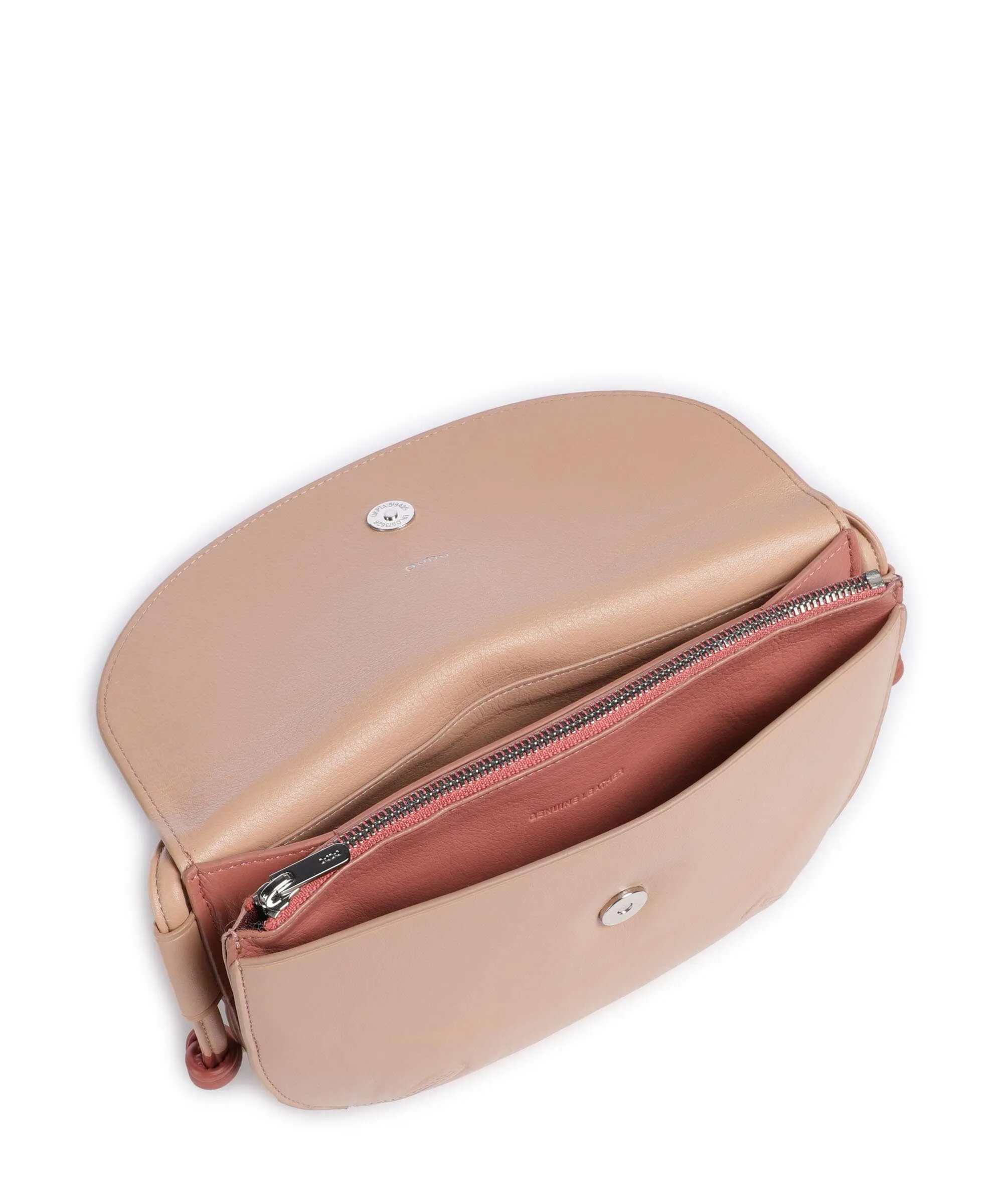  DuDu Bags Skye Borsa a tracolla pelle a grana fine rosa antico  