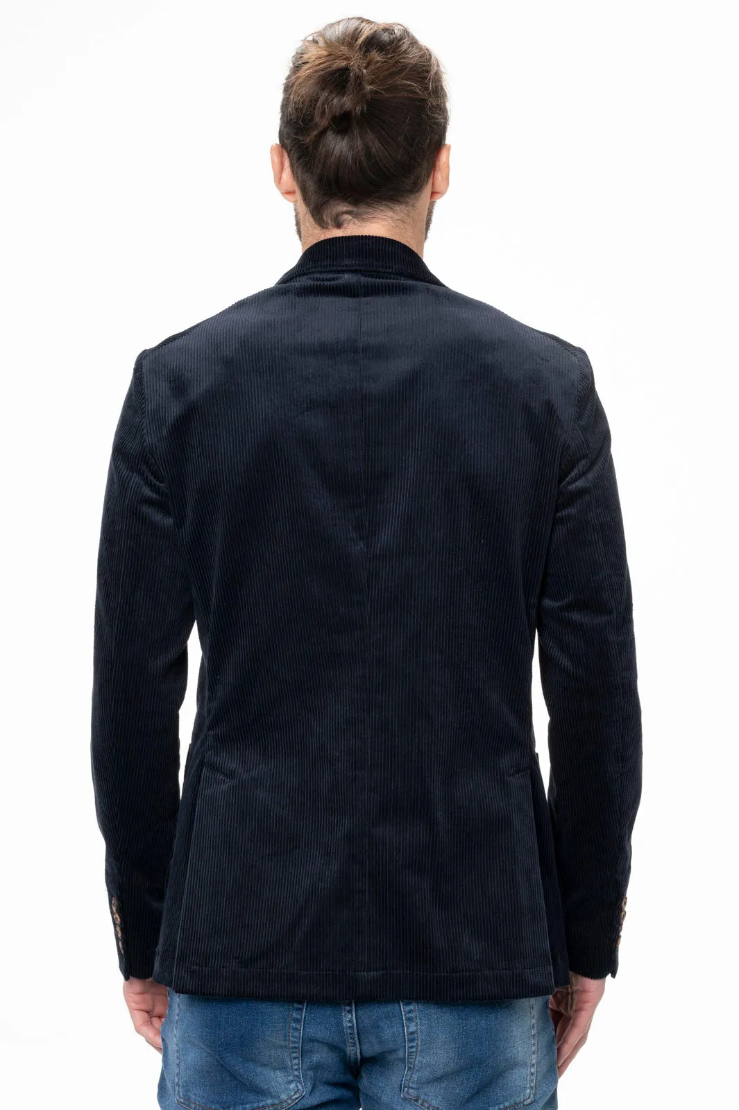  Elia Uomo Giacca blu in velluto made in italy elia  