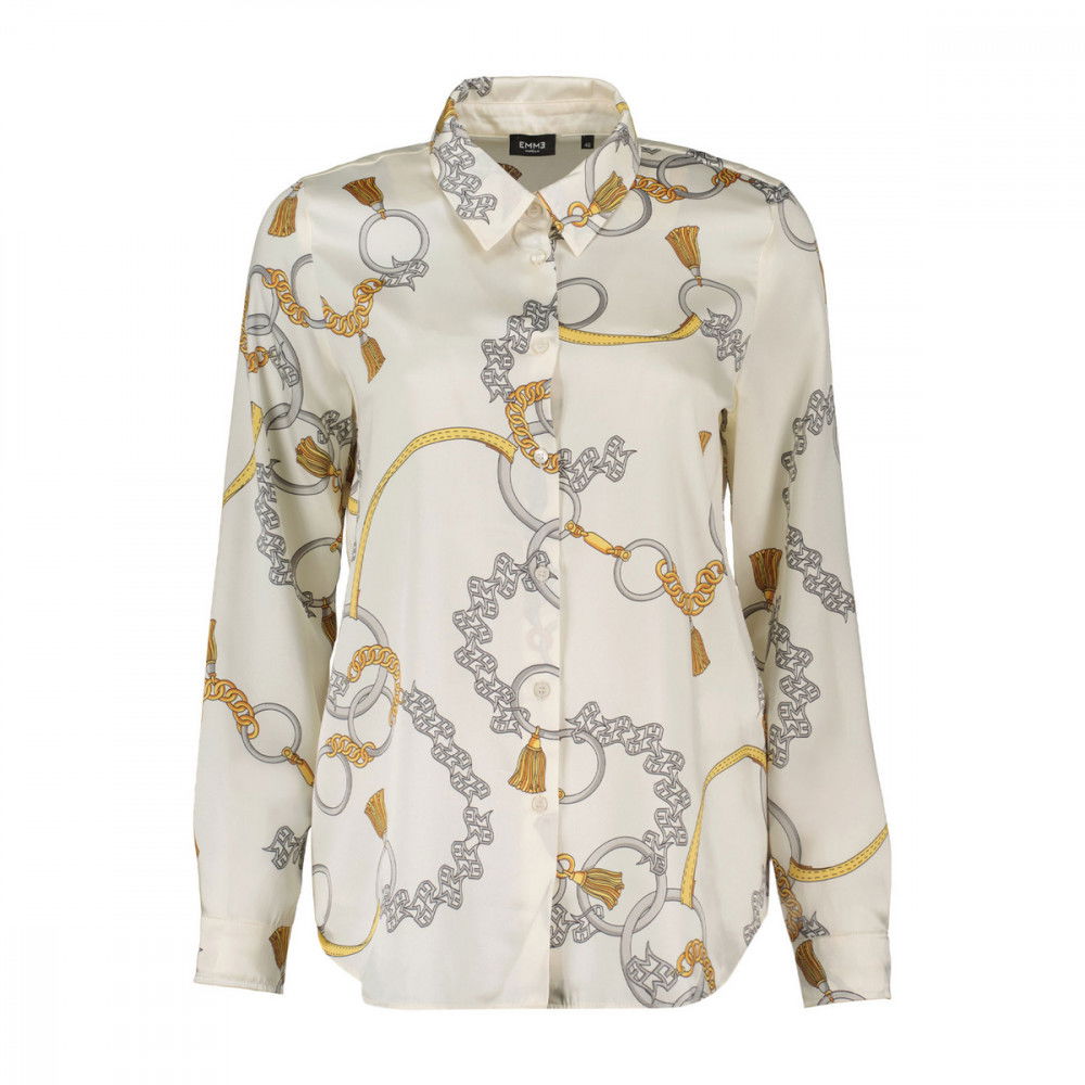 EMME MARELLA CAMICIA IN TWILL FANTASIA NABAB DONNA