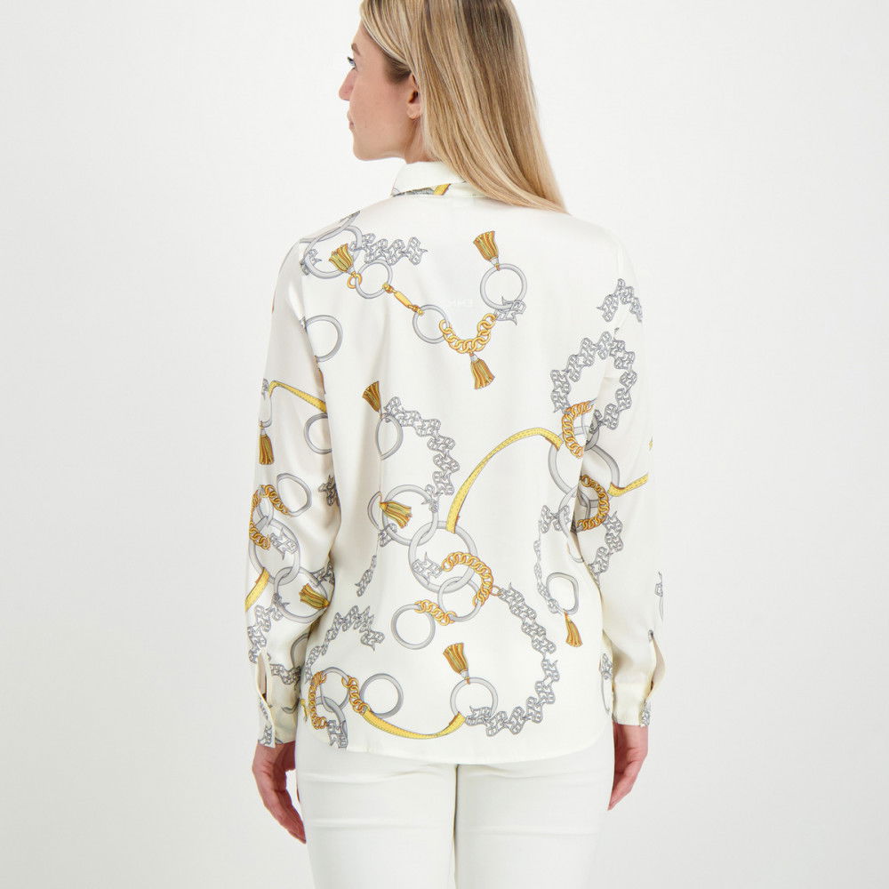 EMME MARELLA CAMICIA IN TWILL FANTASIA NABAB DONNA